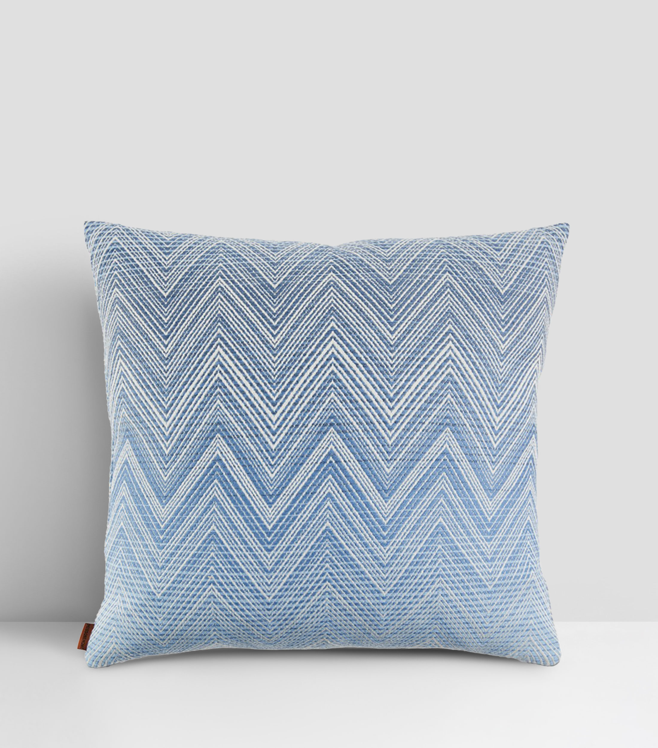 Cojín decorativo Timmy azul con blanco