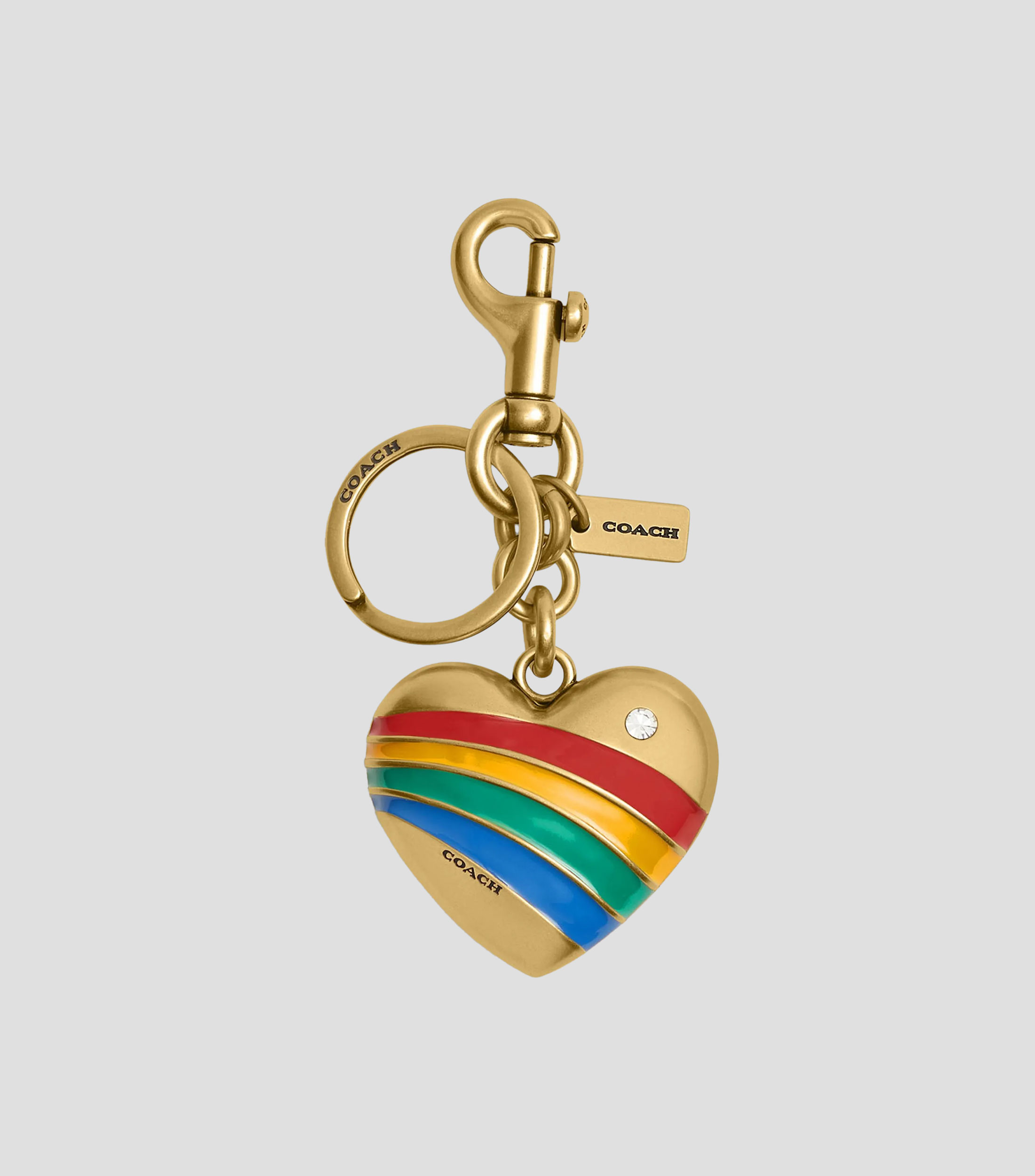 Charm para Bolsa Corazon metalico Mujer