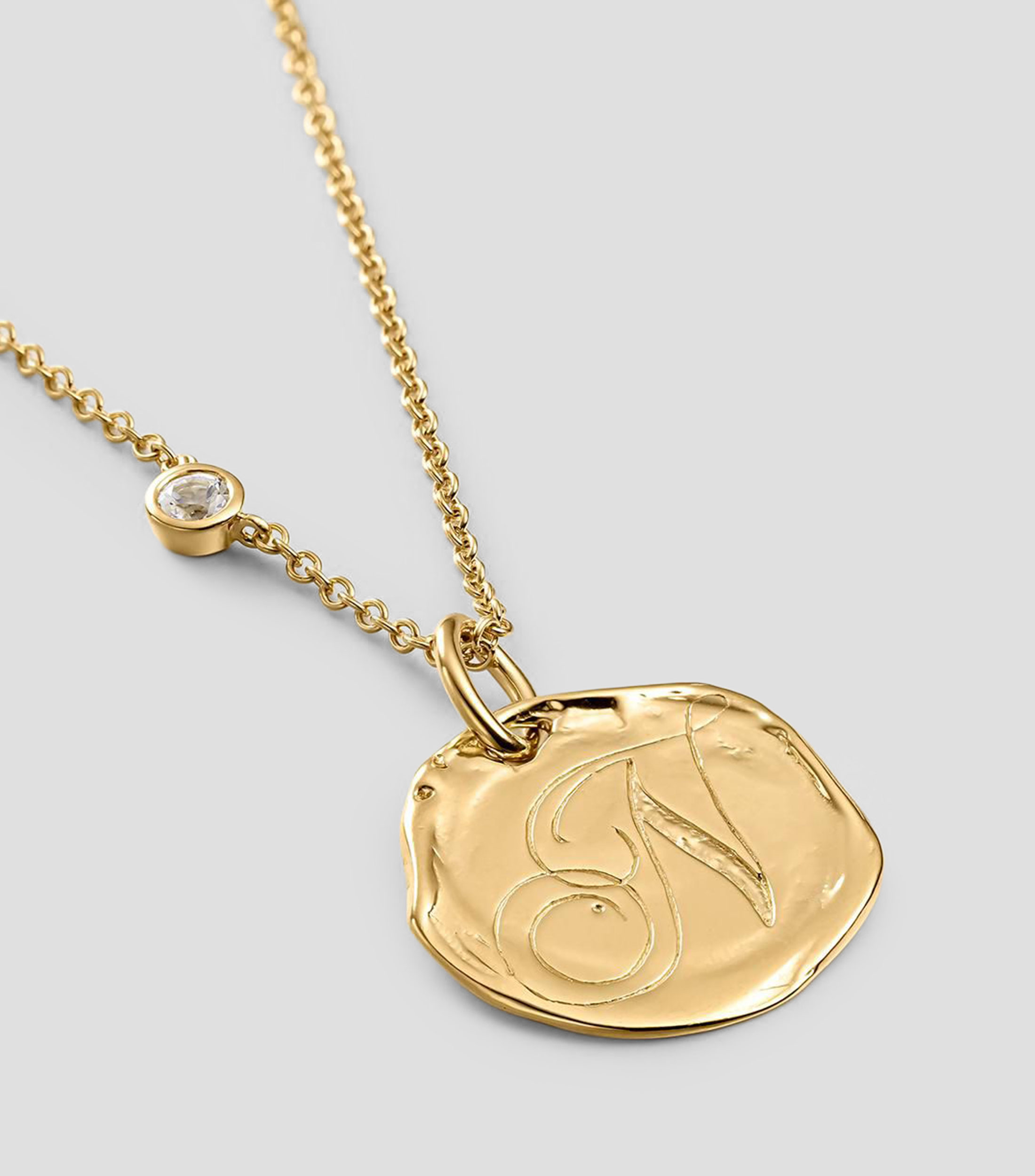 Charm letra N en plata .925 Blarney Mujer