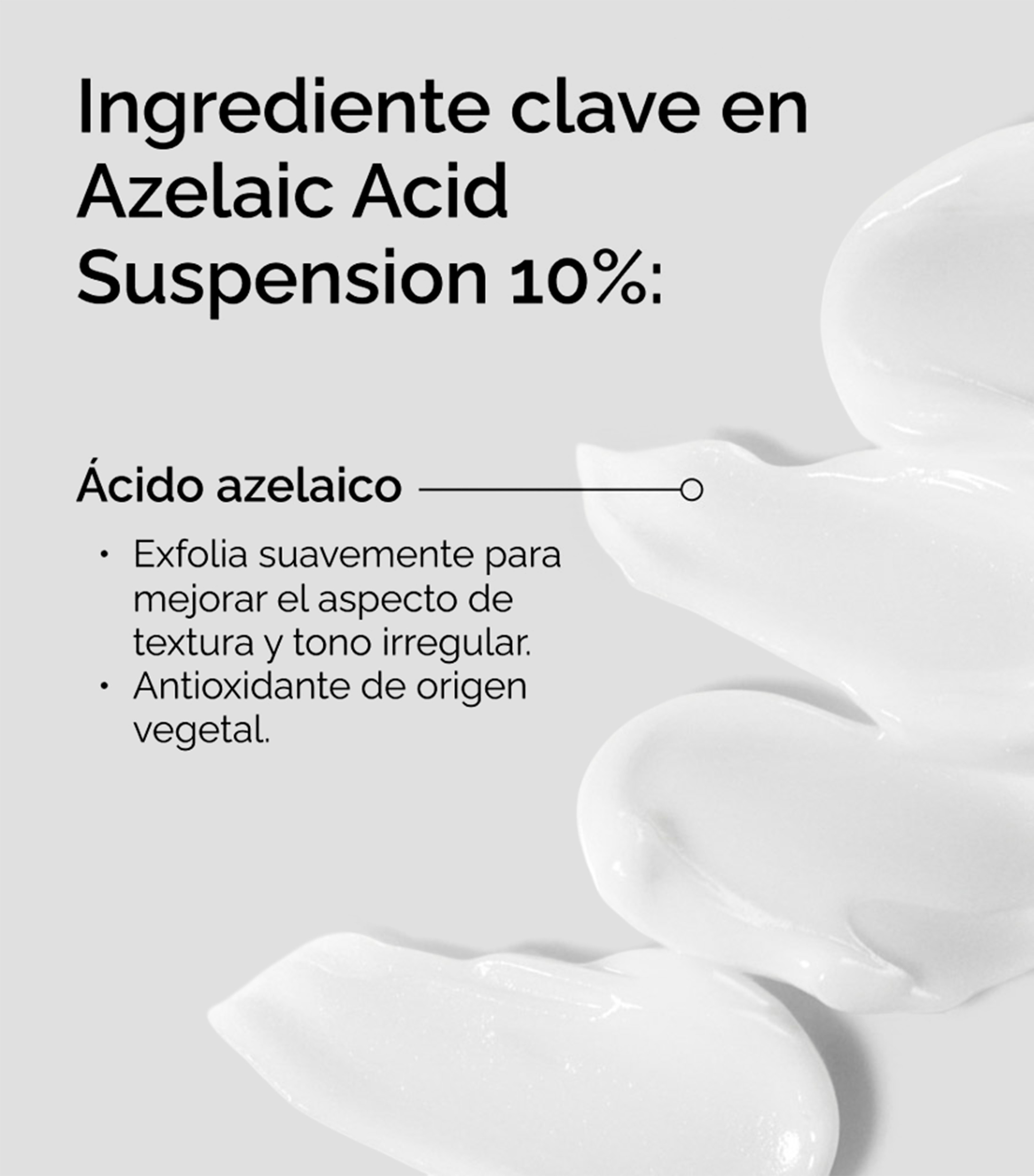 Crema Facial Correctora Azelaic Acid Suspension 10%, 100 ml