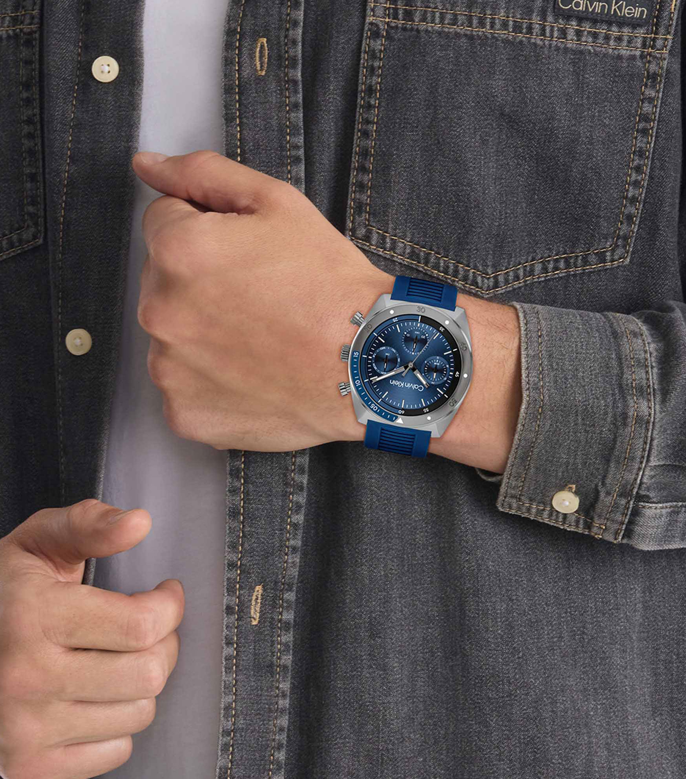 Reloj para Hombre Flex, Deportivo, Gris