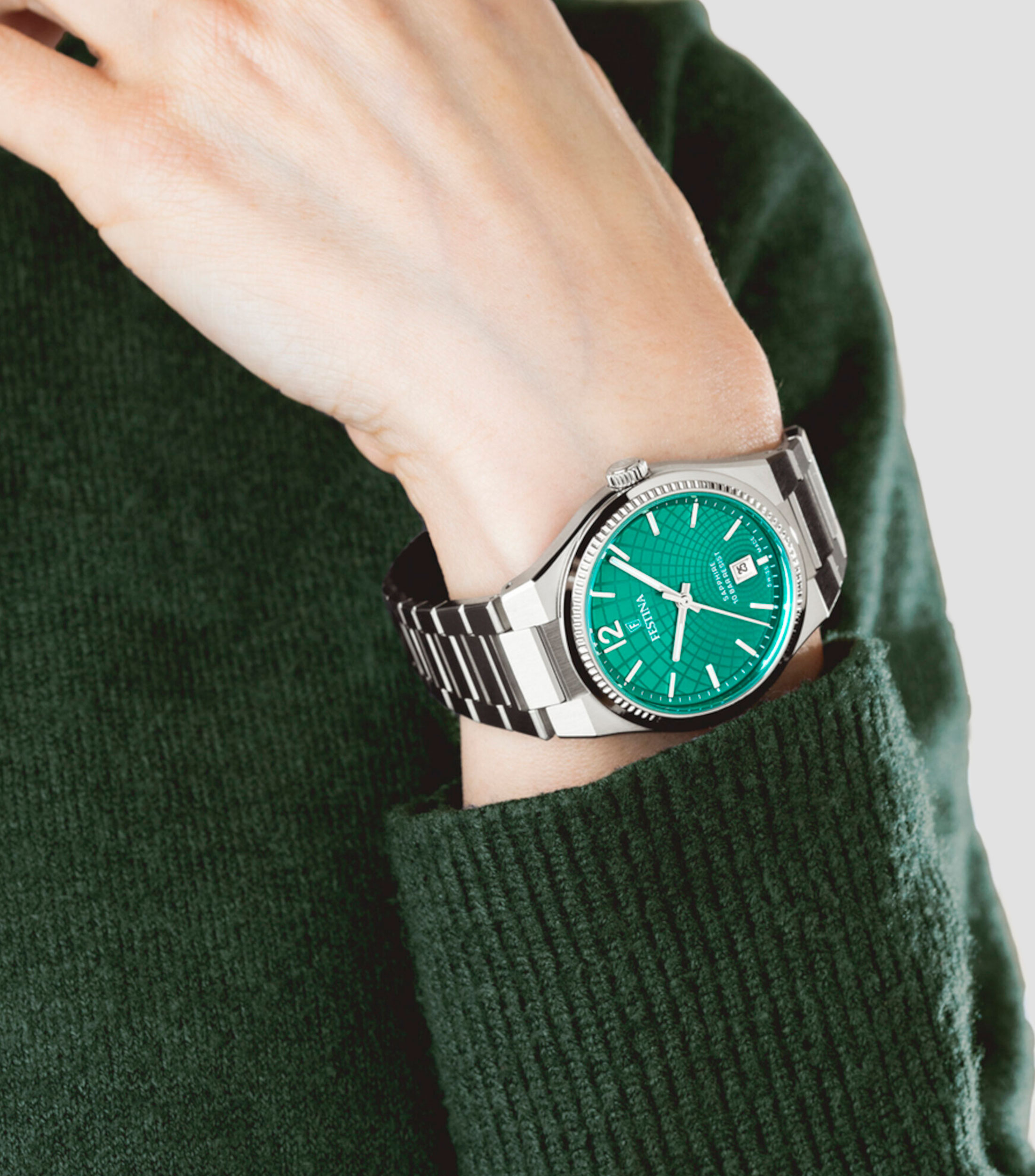 Reloj para Mujer Swiss Made Casual, Plateado
