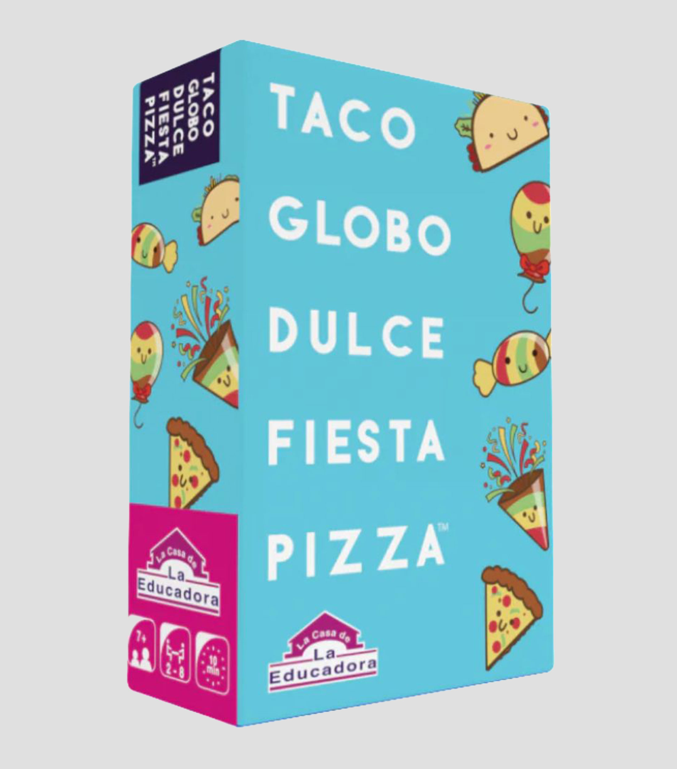 Juego de Mesa Taco Globo Dulce Fiesta Pizza Blue Orange