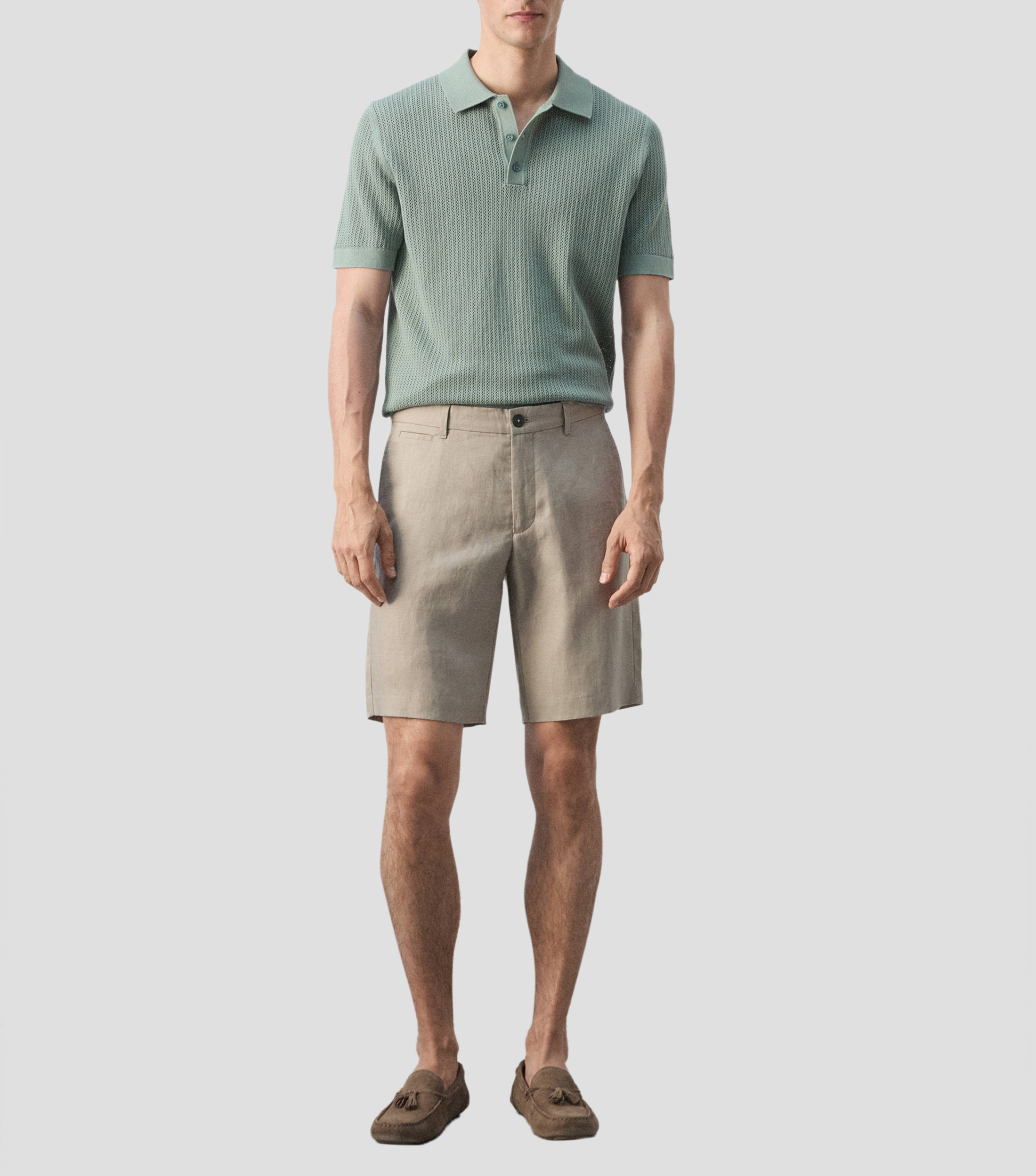 Playera tipo polo manga corta fantasía Hombre