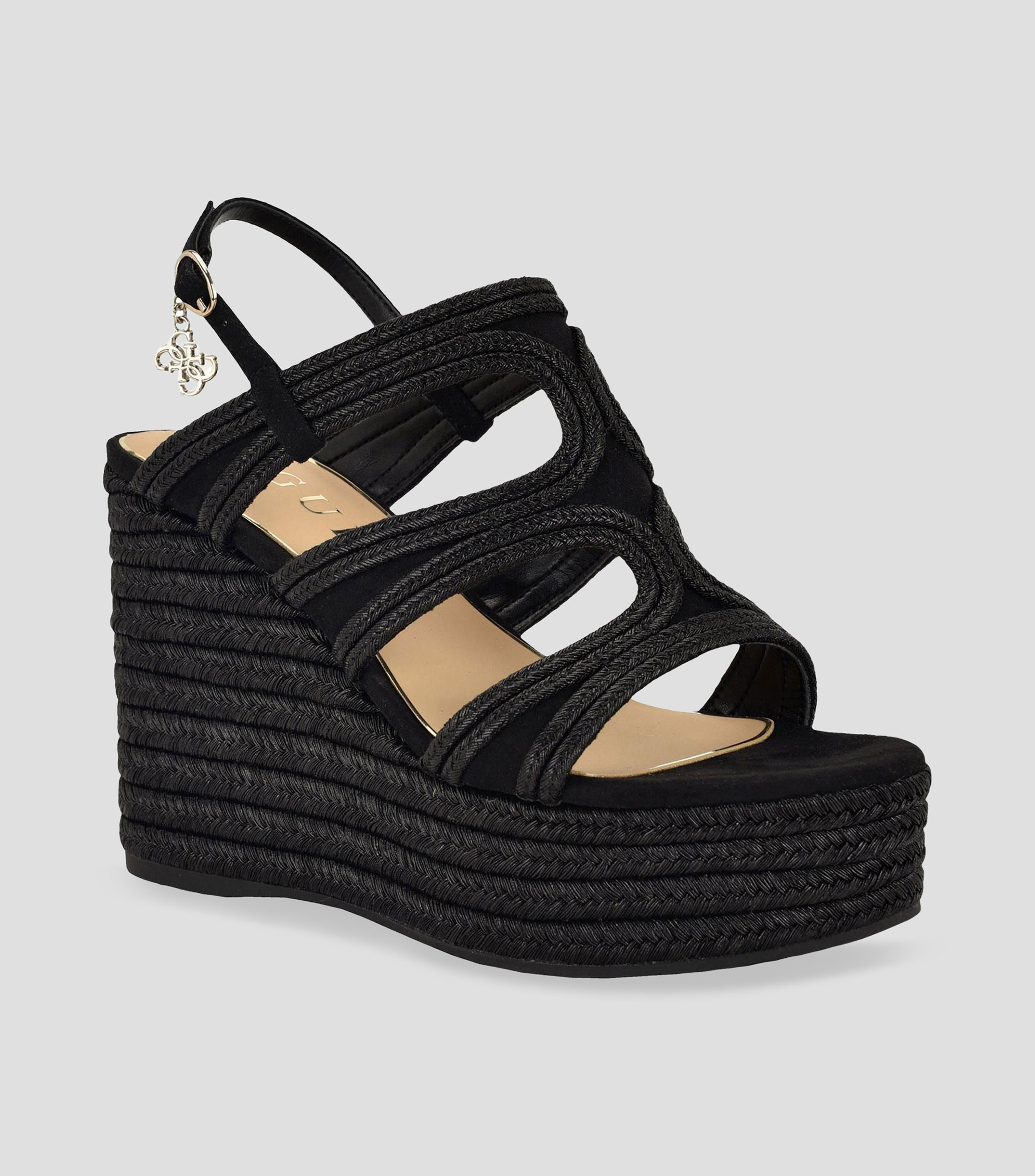 Sandalias tacón alto de cuña Mujer