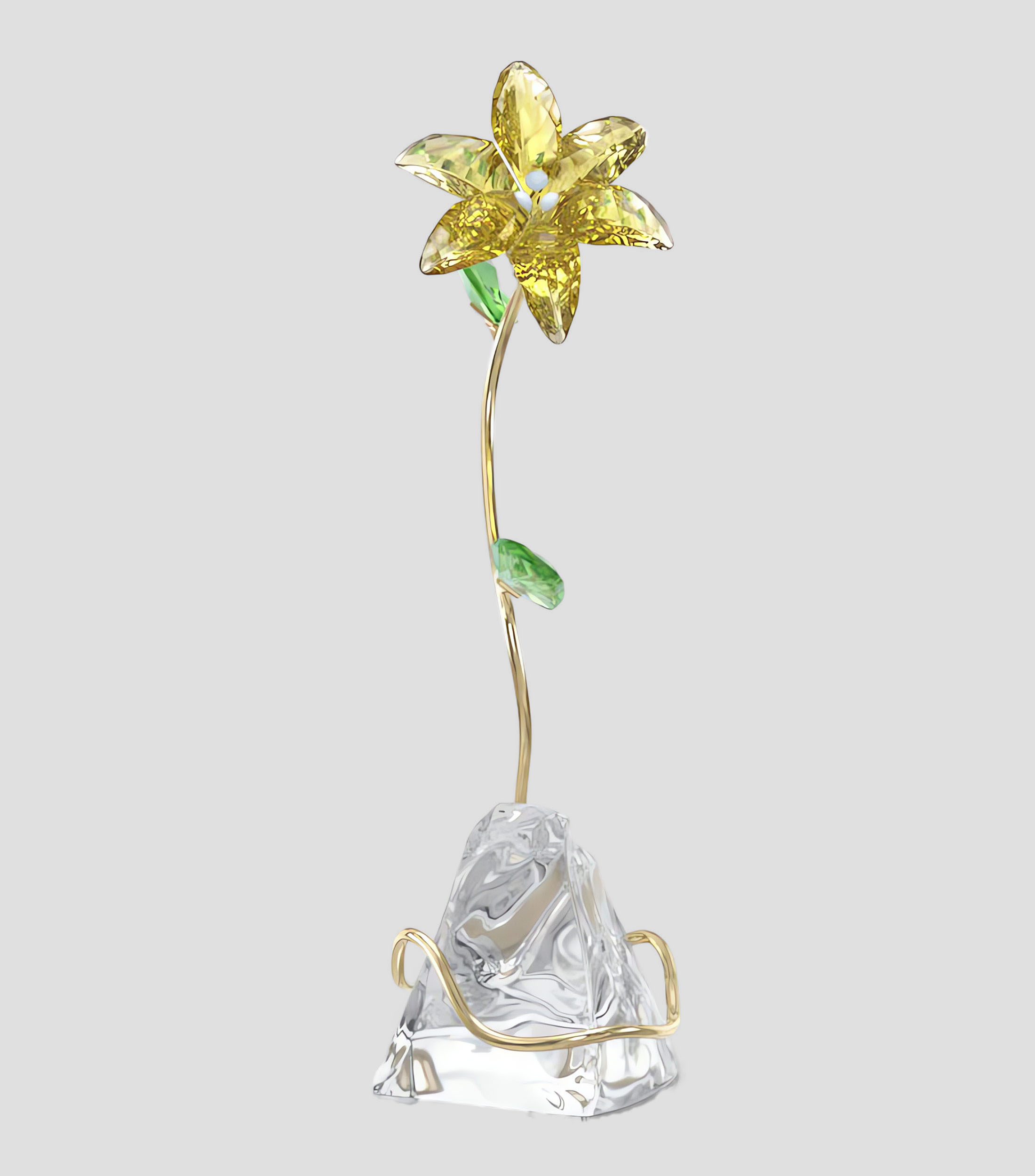 Figura decorativa Florere Lirio en cristal