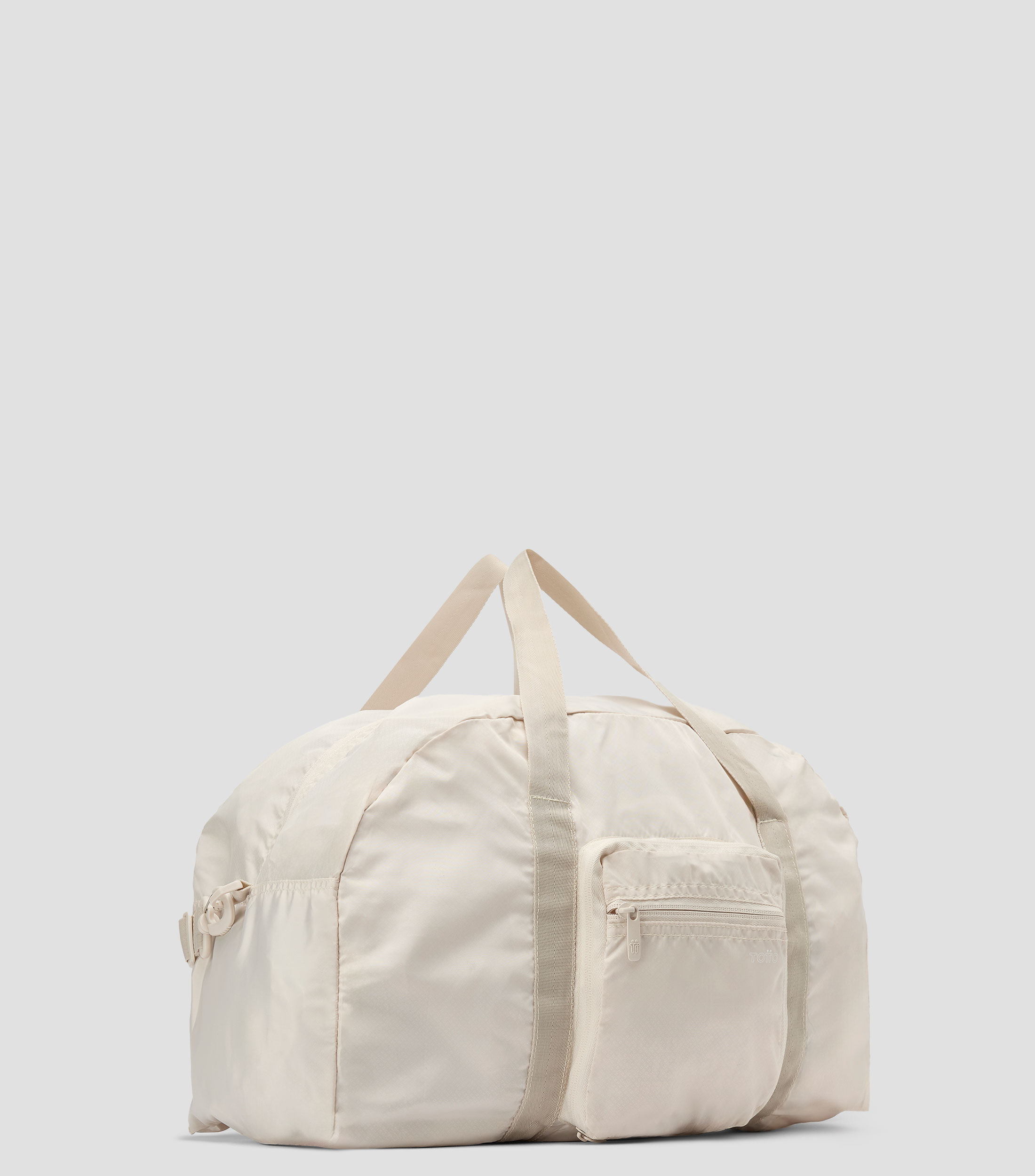 Maleta Duffle bag Tula Branel plegable blanca