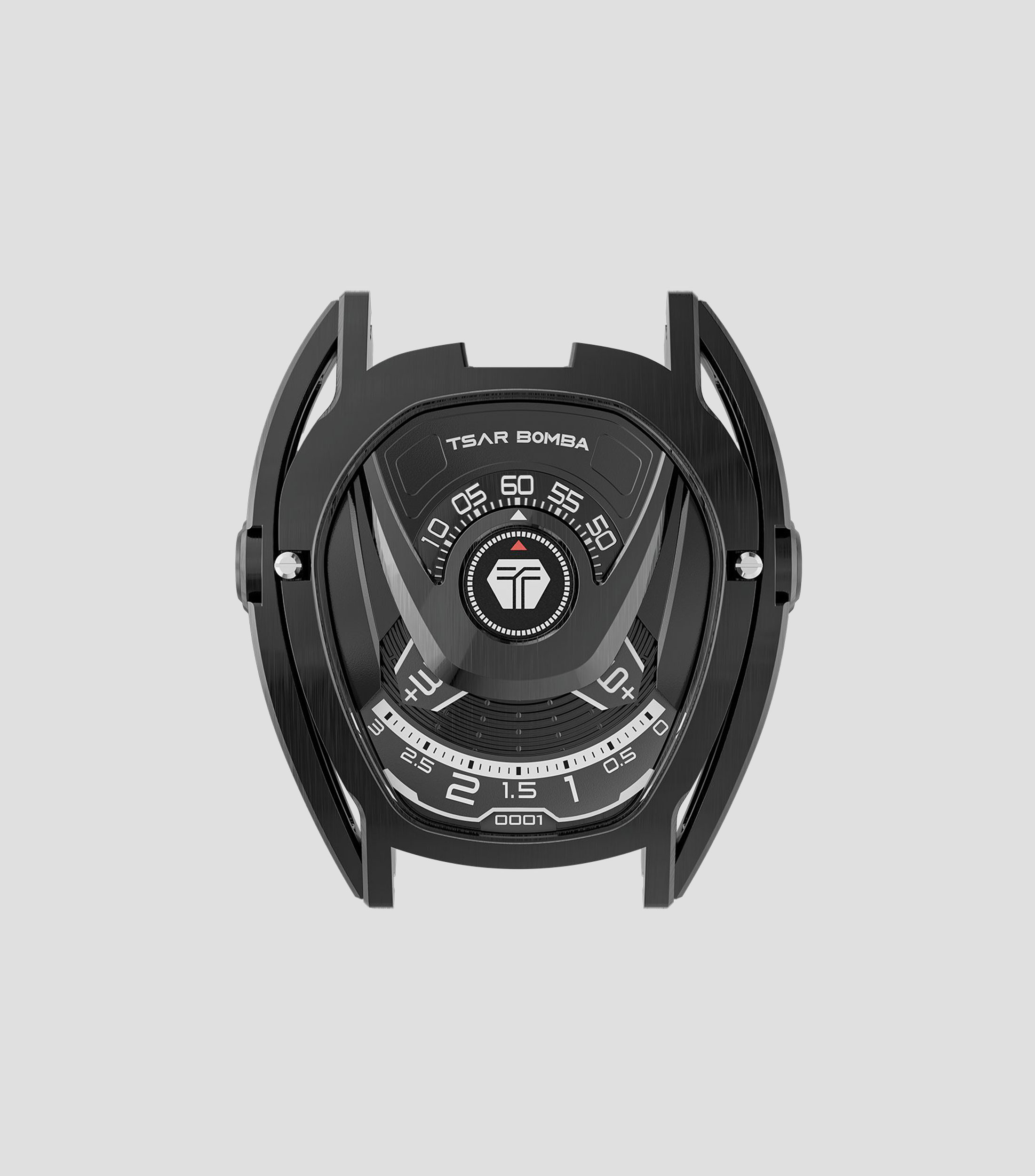 Cabezal de Reloj para Hombre Deportivo Reactor Intercambiable Automático Fibra de Carbono Negro