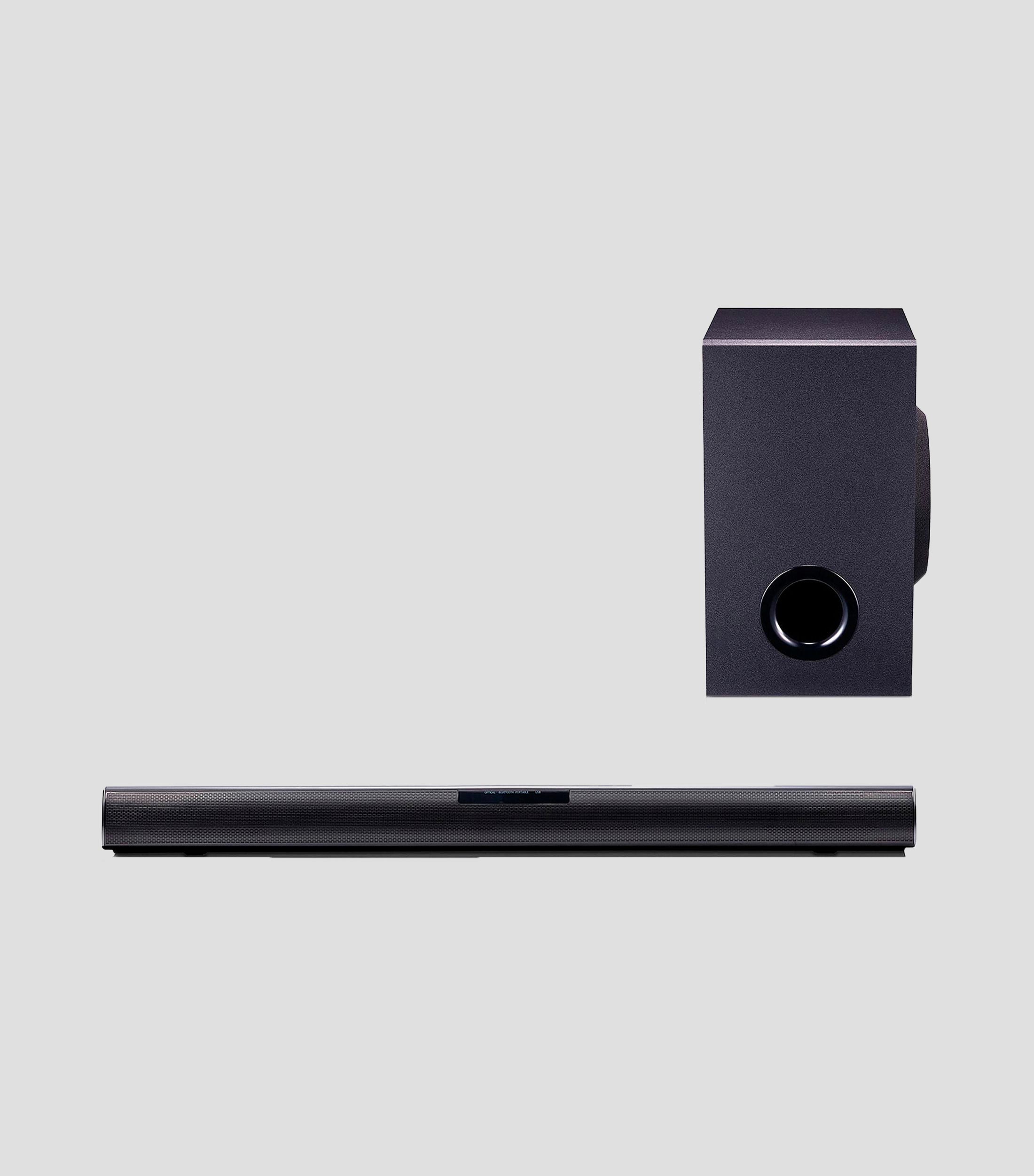Sistema de audio Soundbar SQC1, 2.1 canales Bluetooth Negro