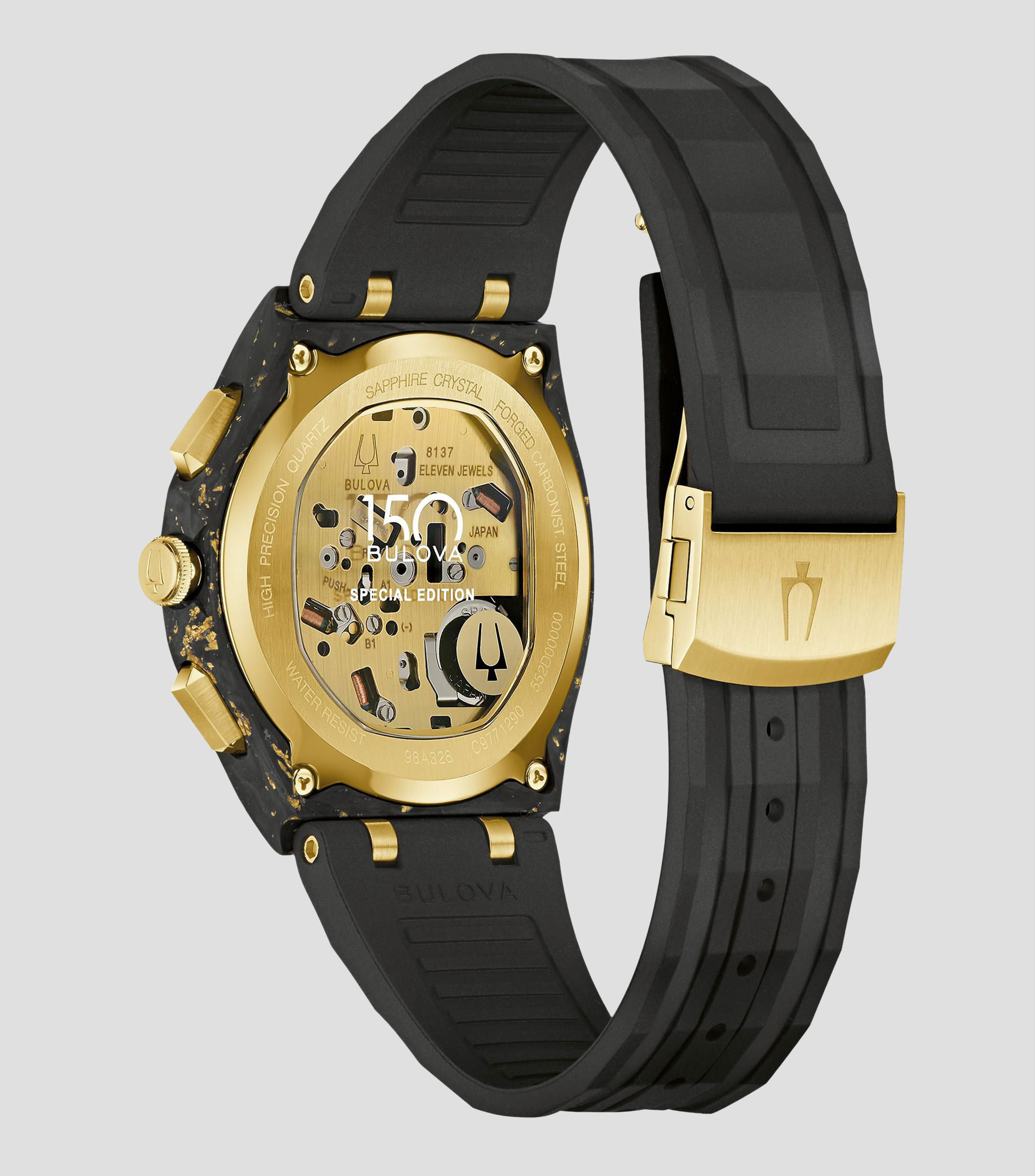 Reloj para Hombrte Curv casual negro