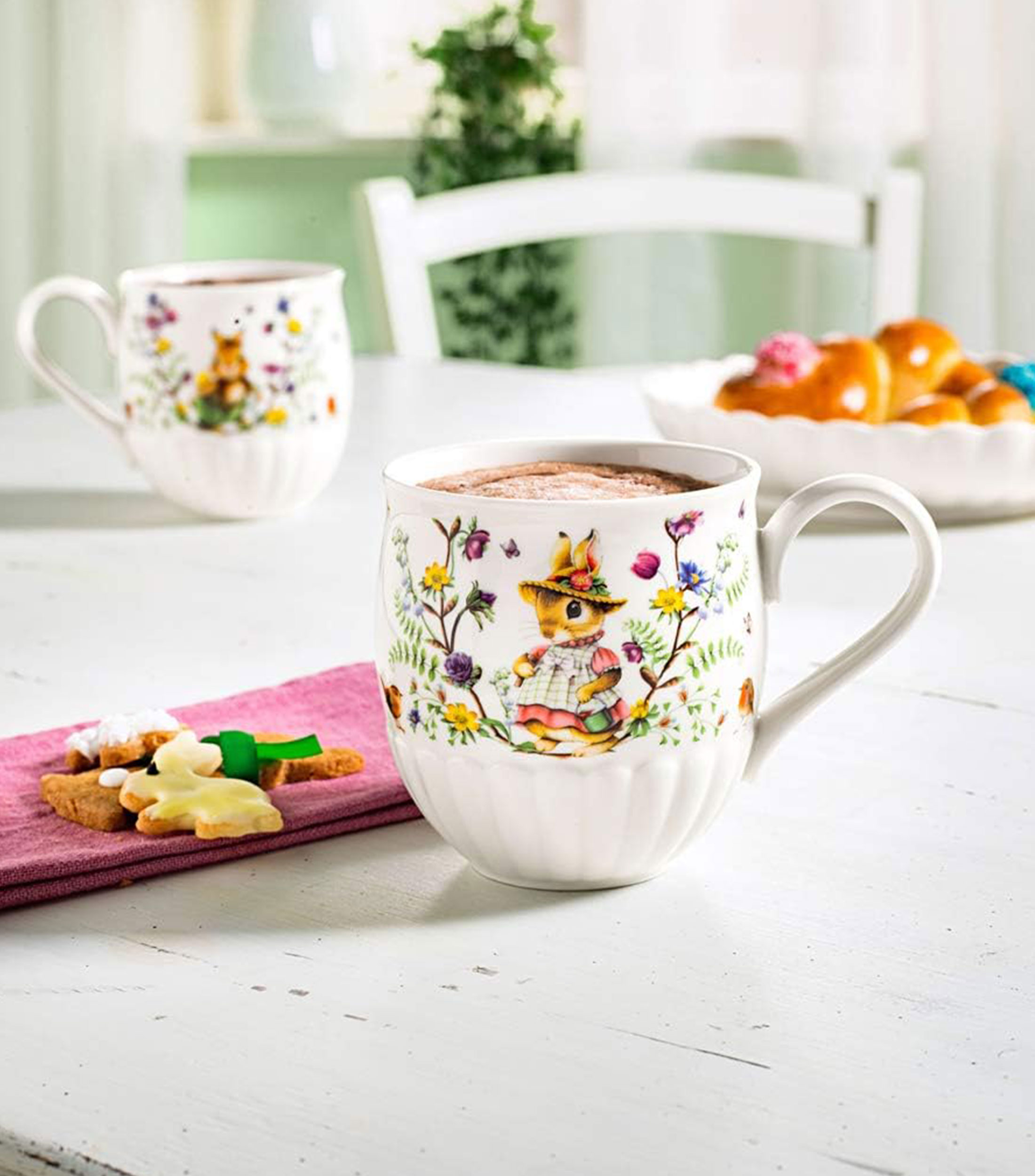 Taza Spring Fantasy blanca