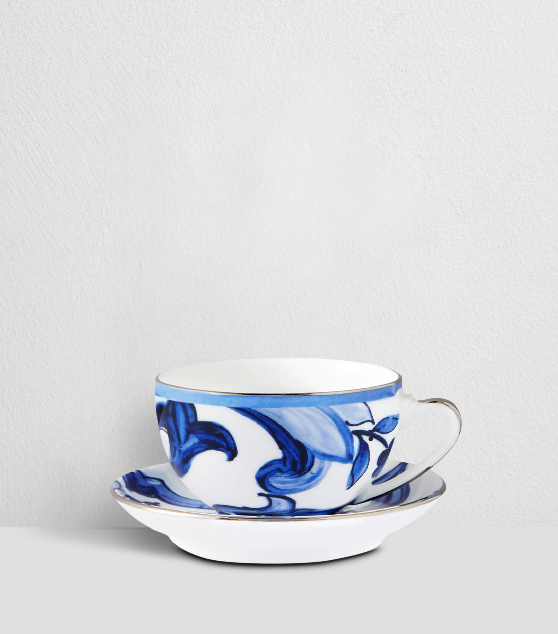 Taza para Té con plato Mediterráneo