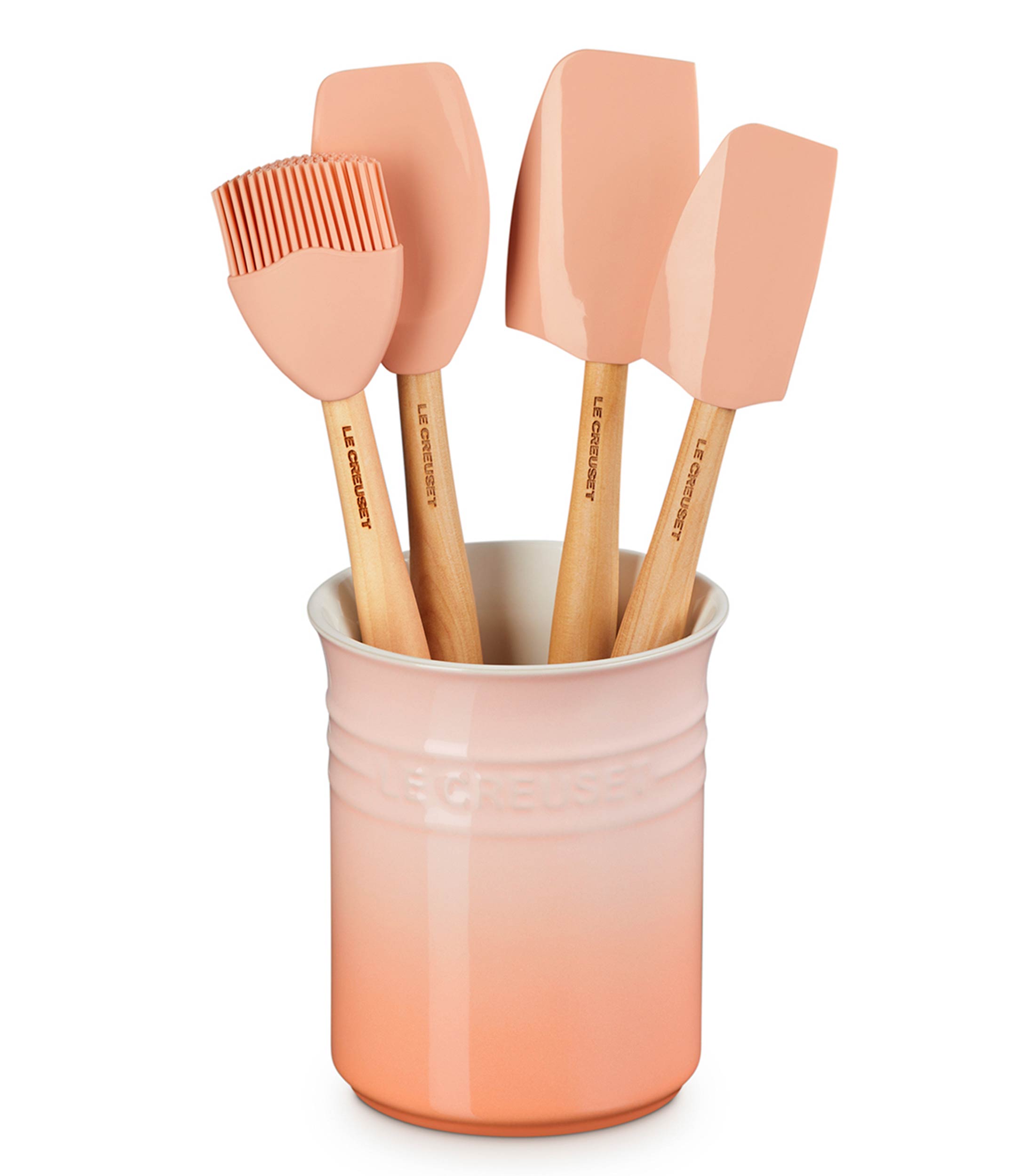 Set Bote para Utensilios con Espátulas Péche