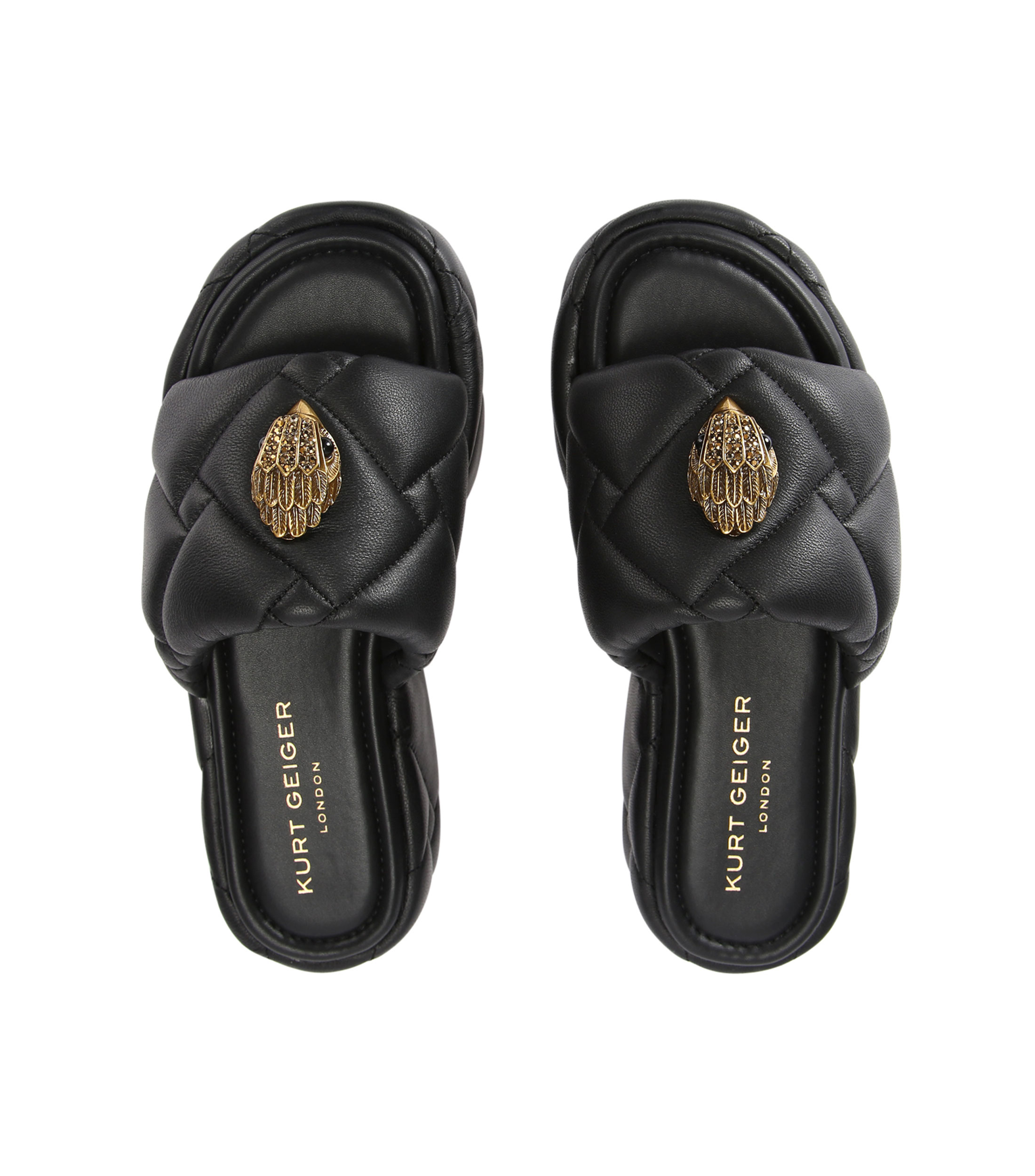 Sandalias planas con plataforma Kensington Puff Mujer