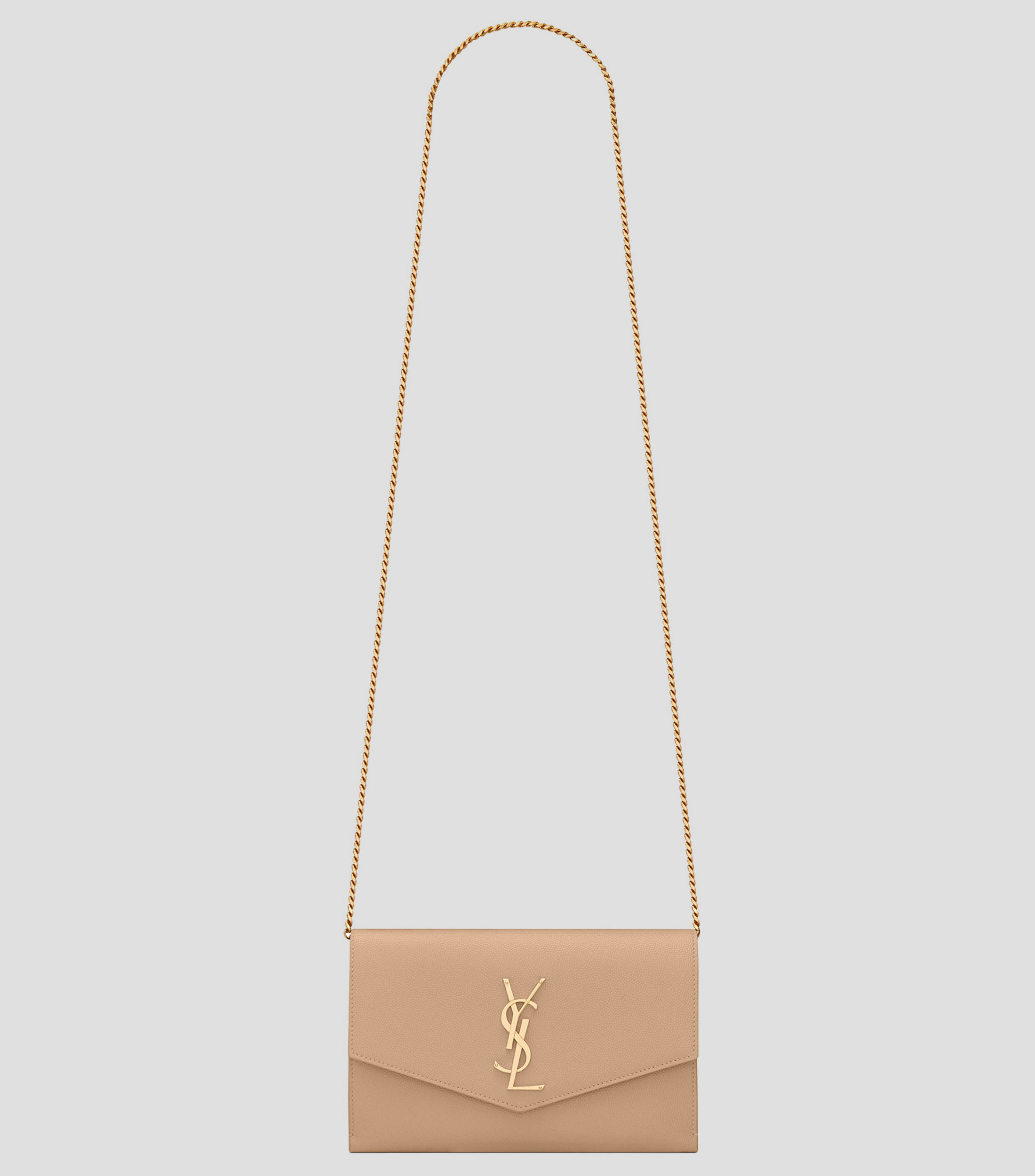 Cartera en piel Uptown Chain Mujer