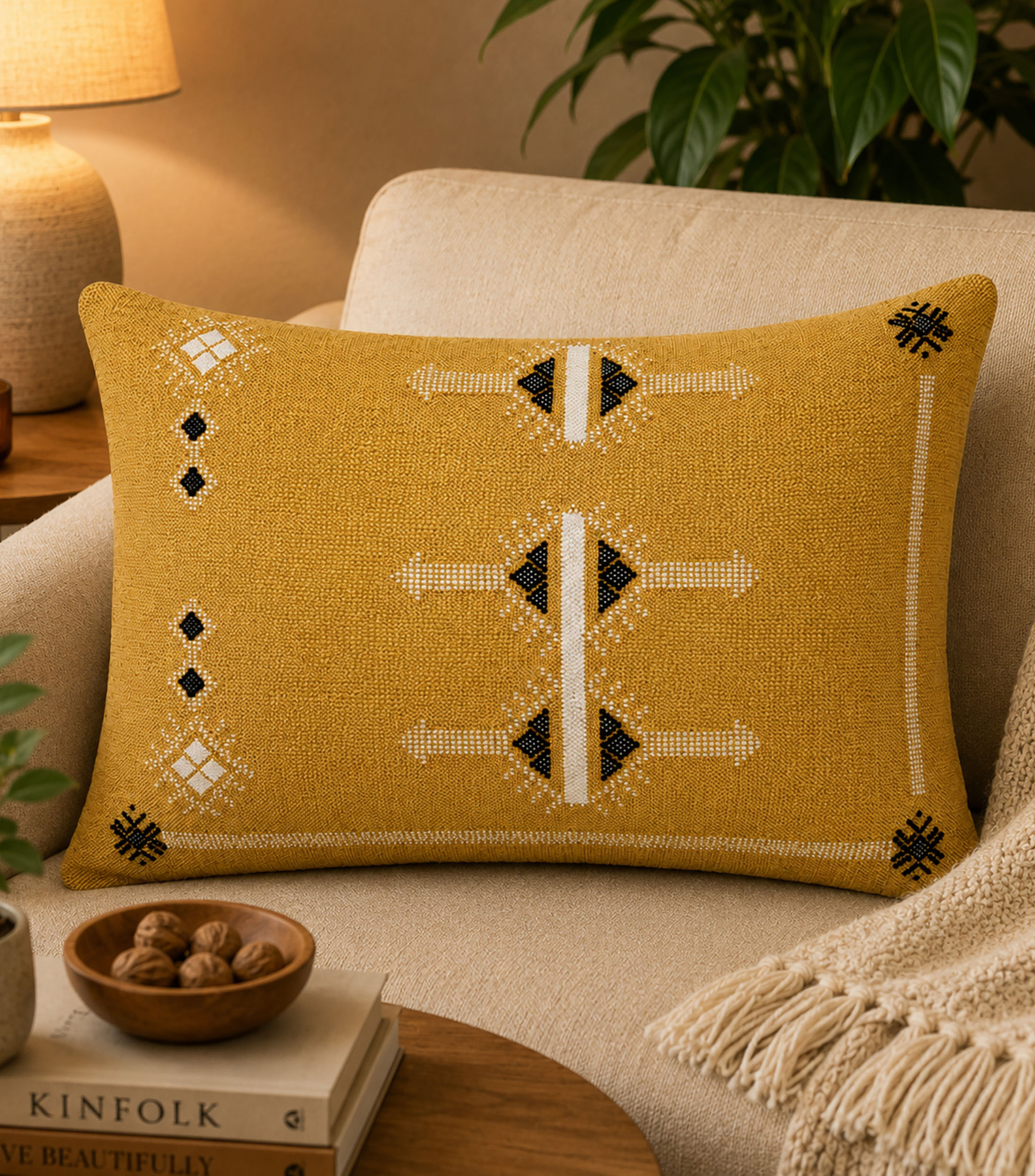 Cojín decorativo Cushions Amarillo