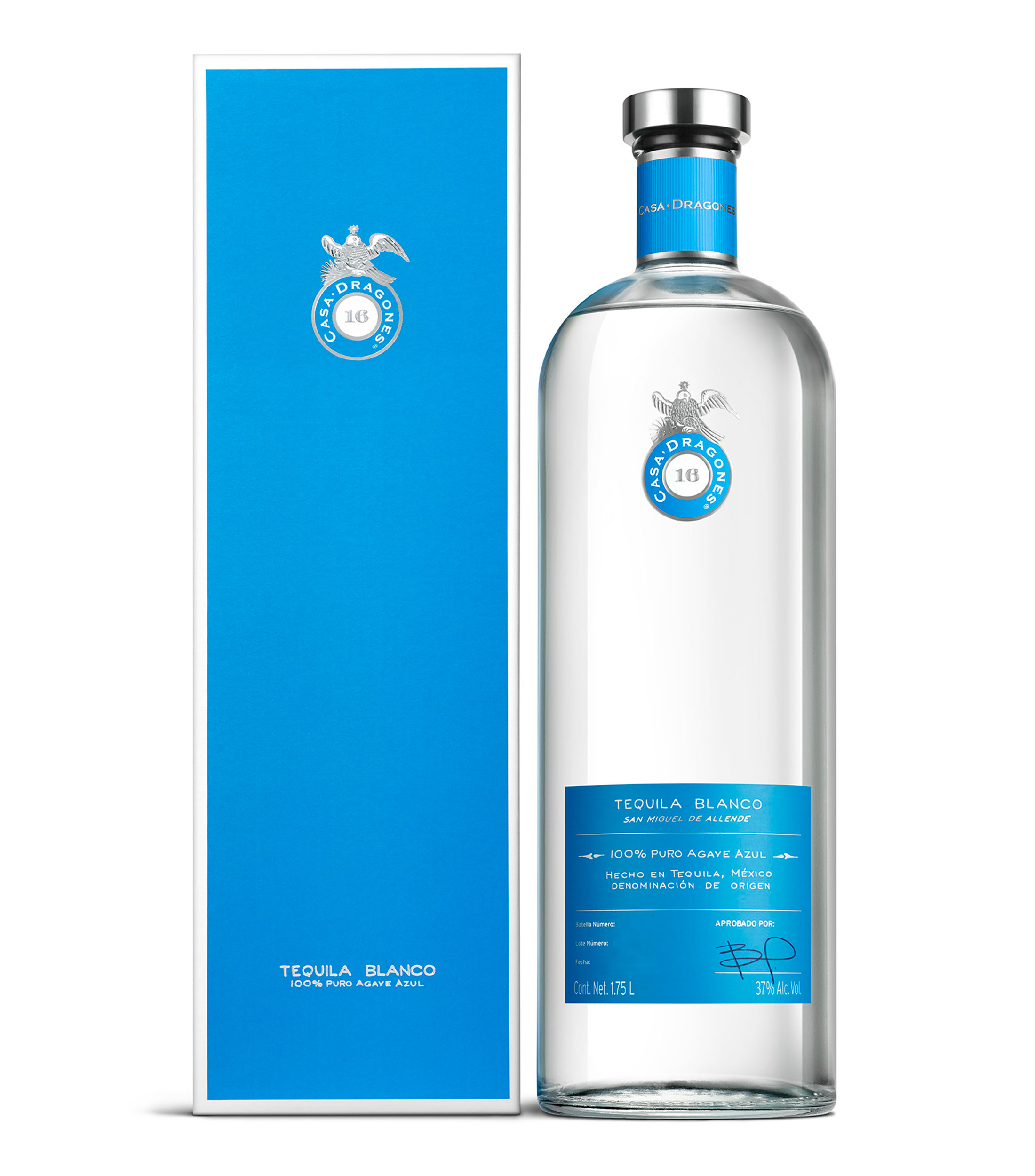 Tequila Blanco Casa Dragones Magnum, 1750 ml