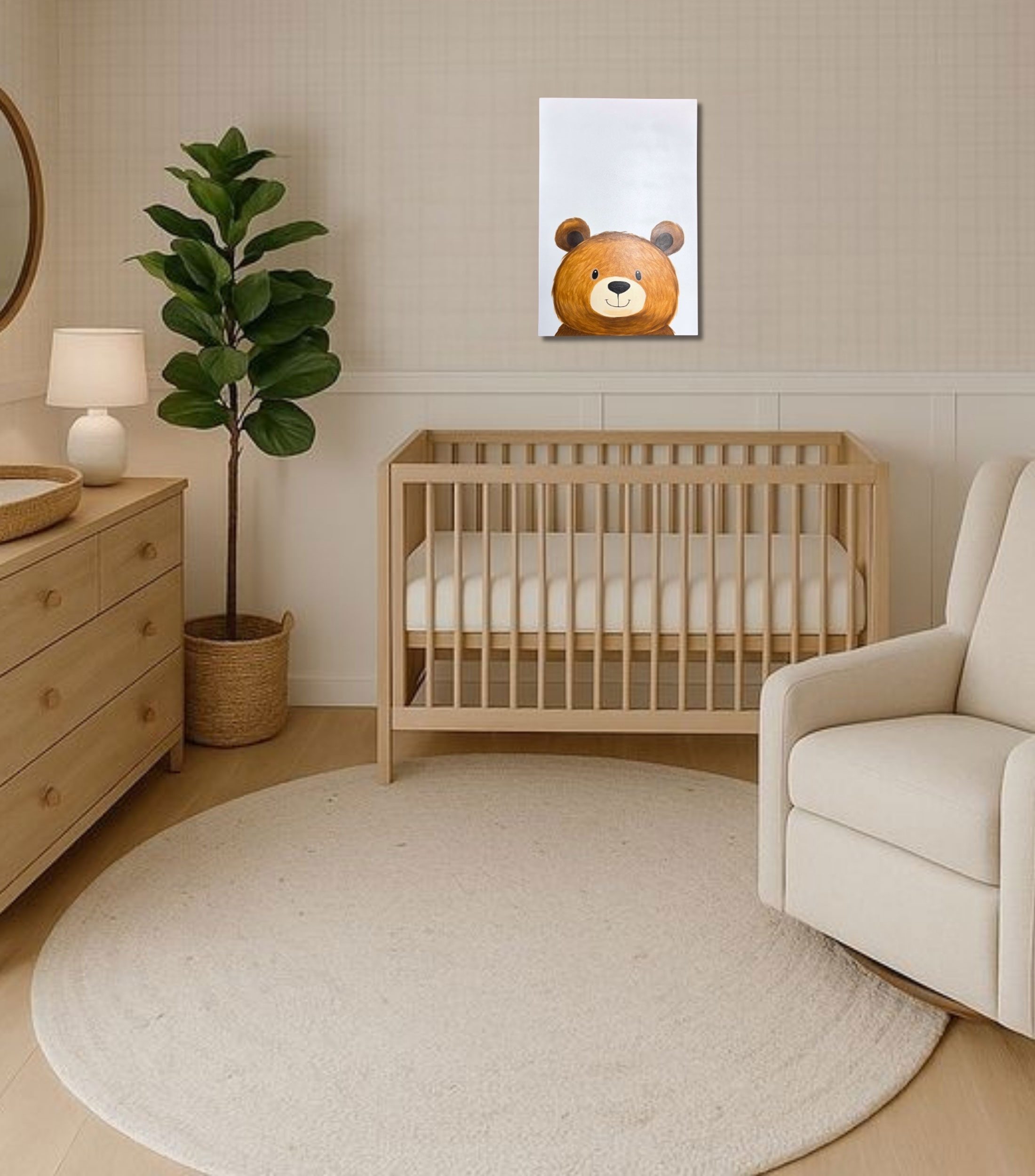 Cuadro Decorativo Teddy en MDF