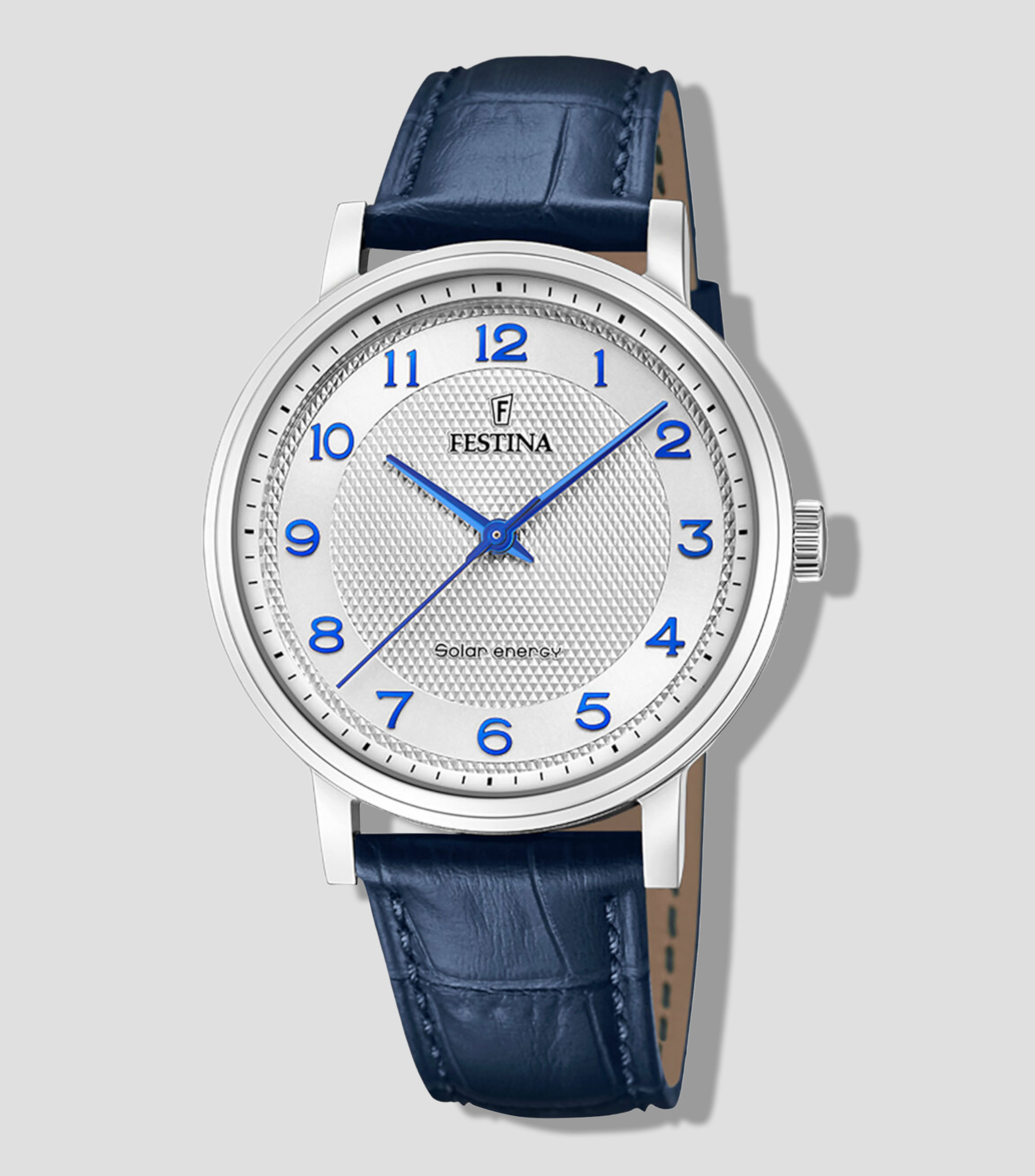 Reloj para Hombre Solar Energy De Vestir, Plateado