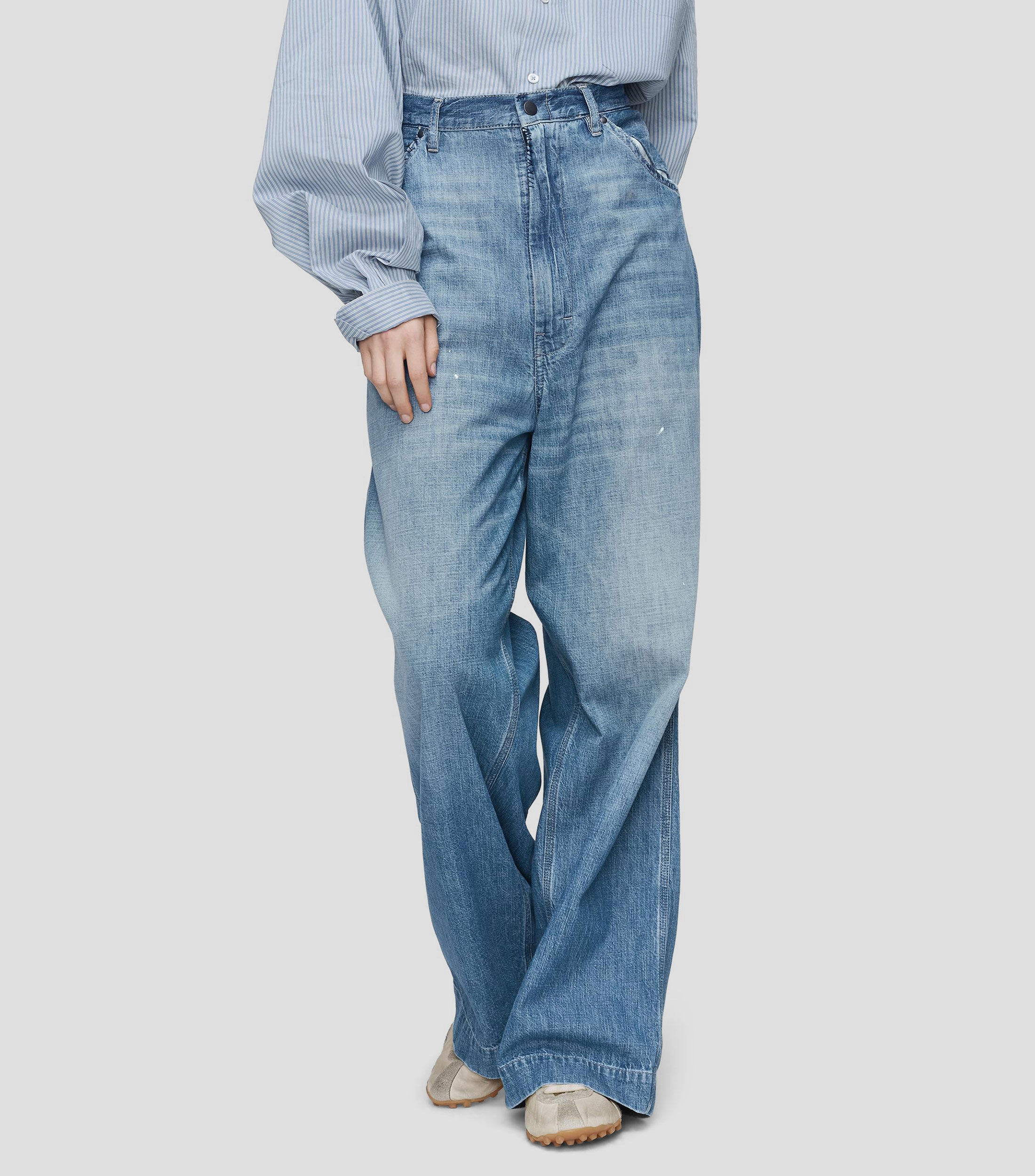 Jeans amplio Mujer