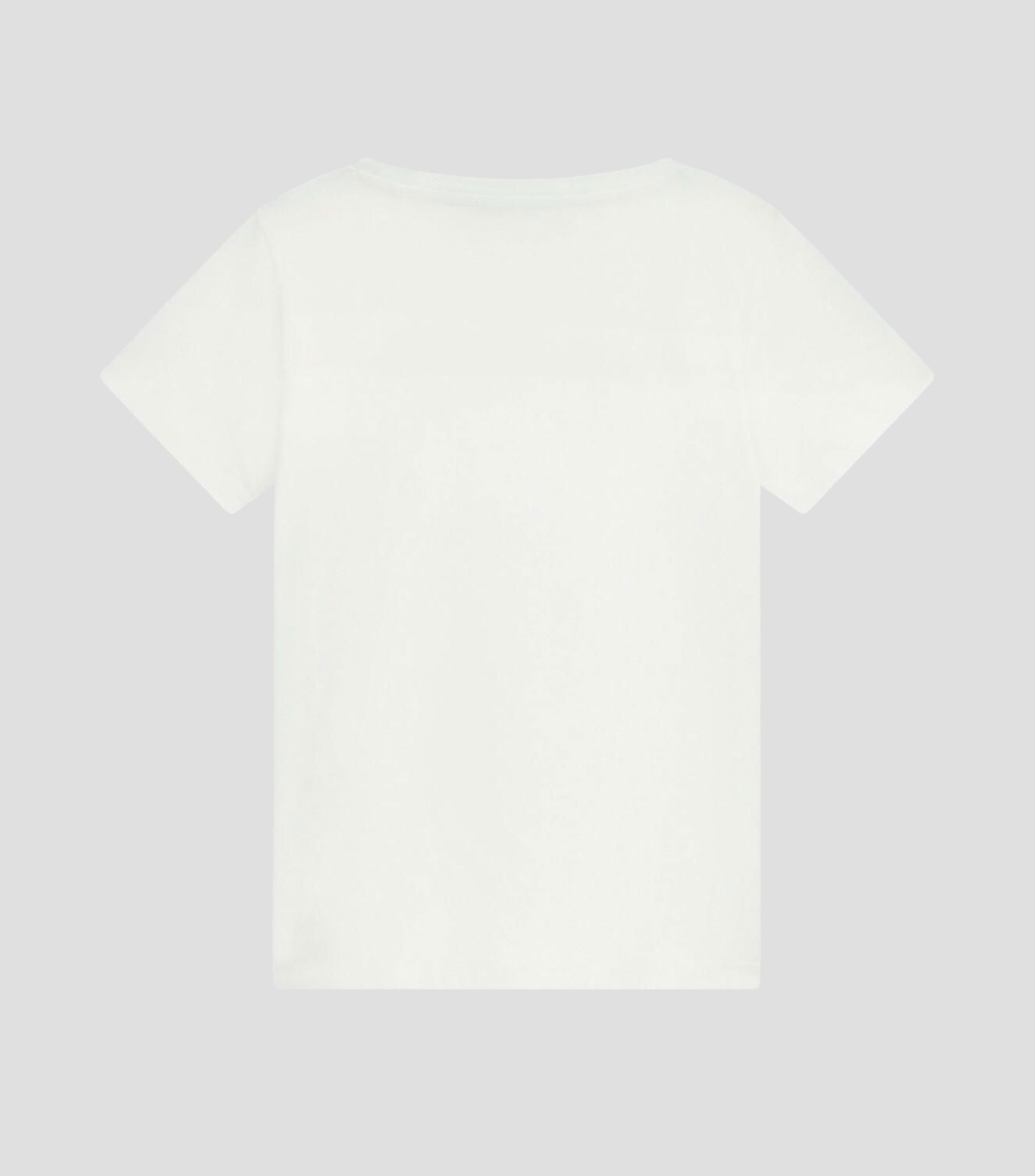 Playera cuello redondo manga corta estampada Niña
