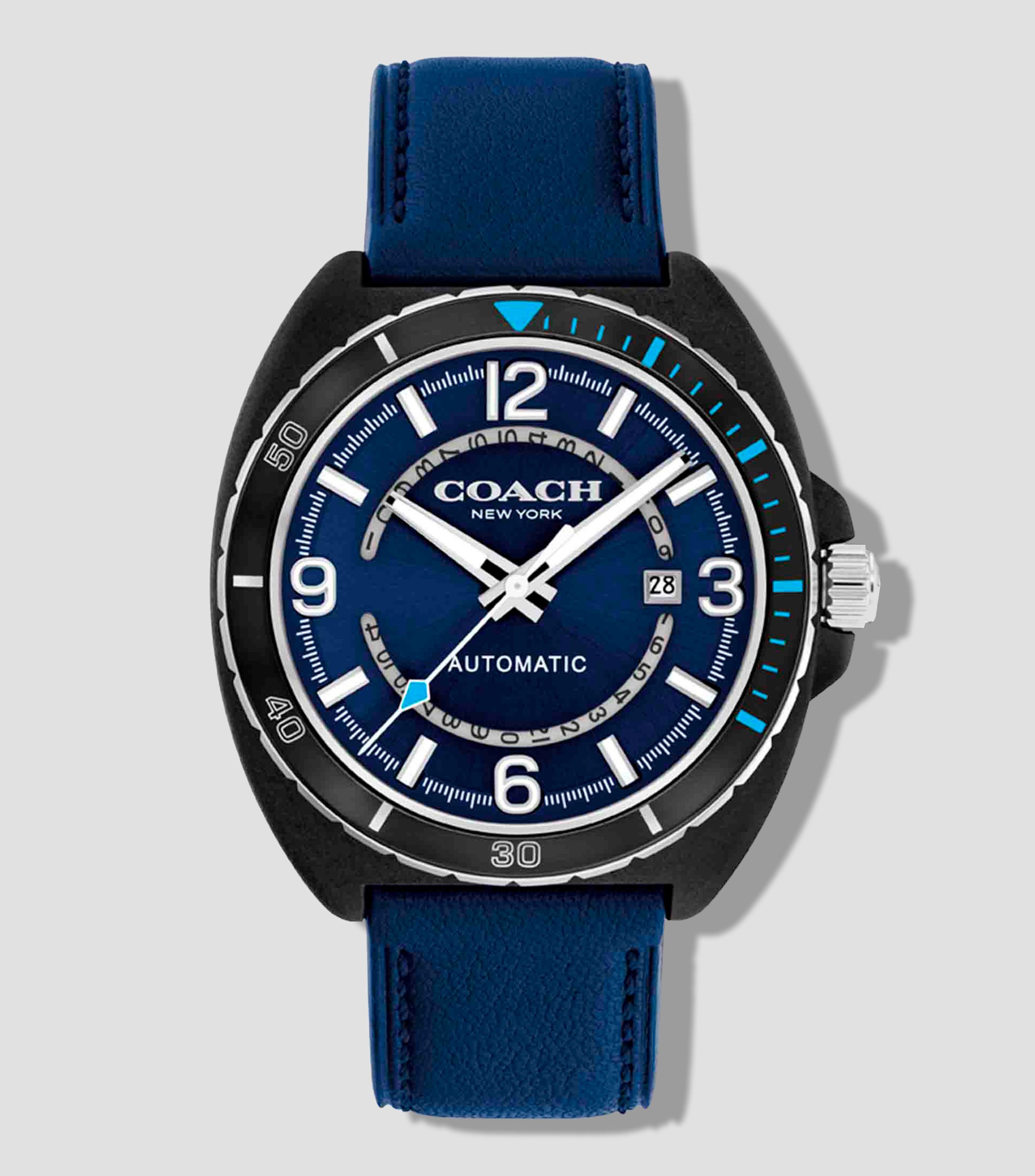 Reloj para Hombre Charter Casual Azul, Negro