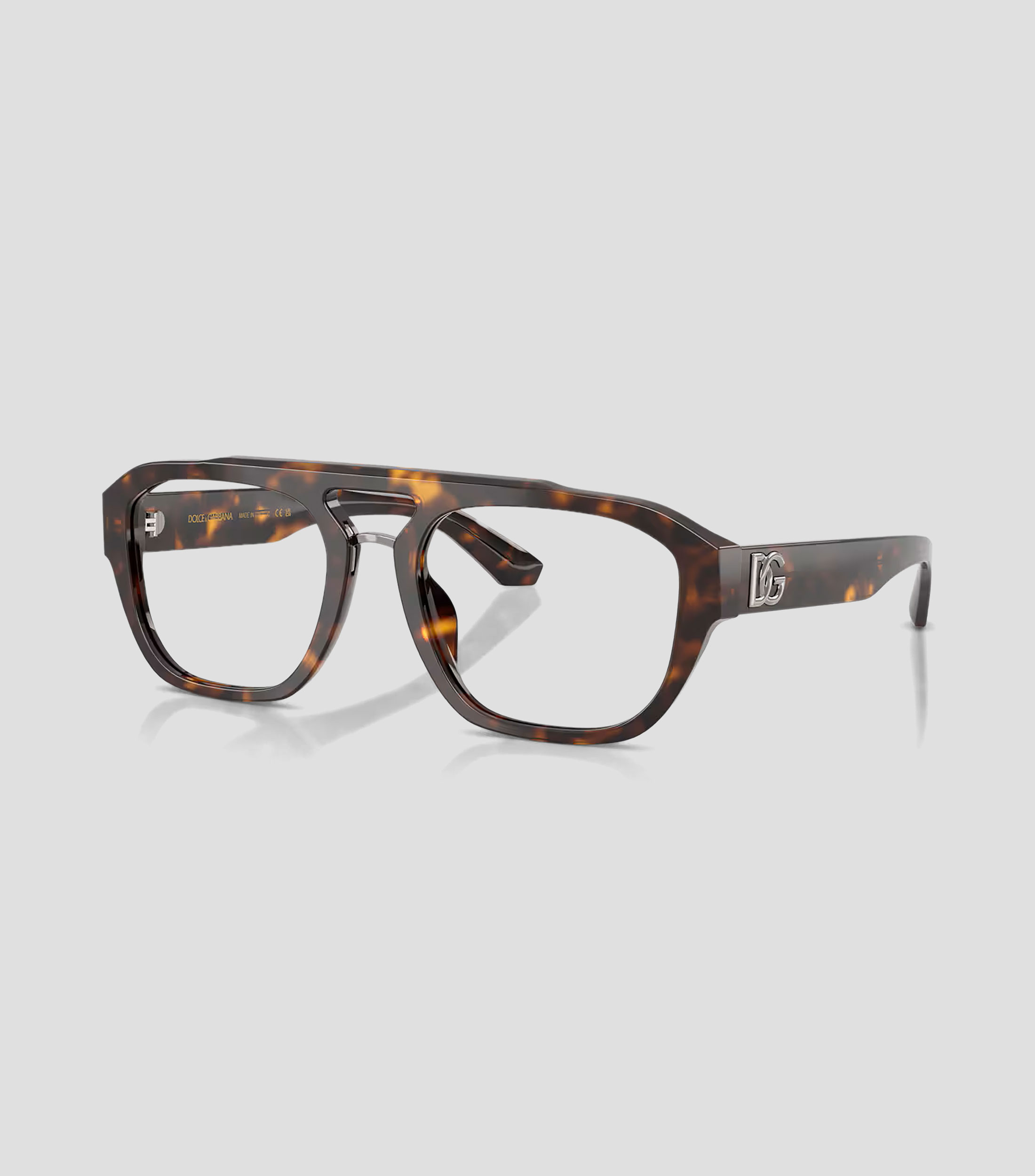 Lentes oftálmicos aviador marrón Unisex