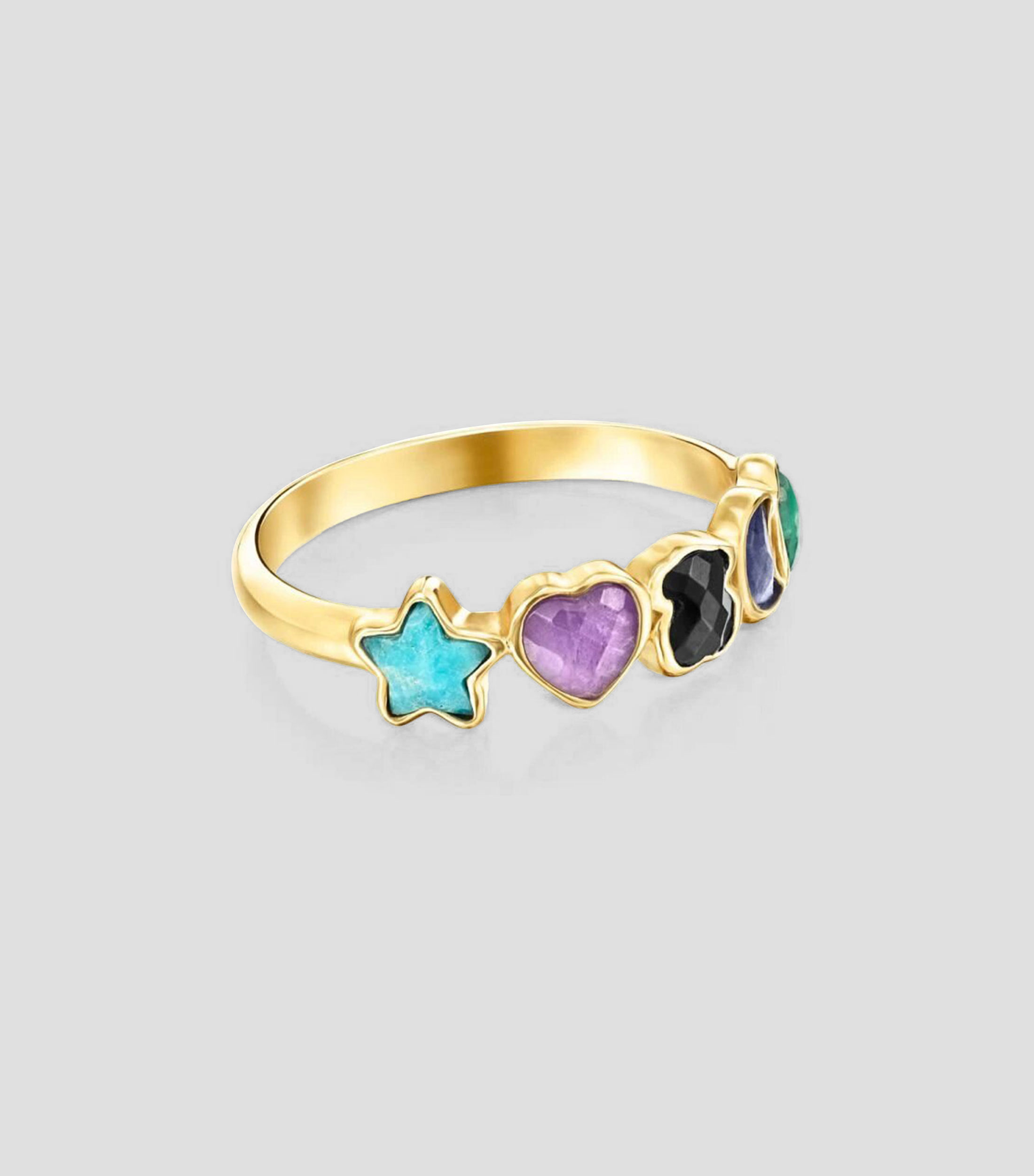 Anillo en Plata Glory con gemas Mujer Talla: 6