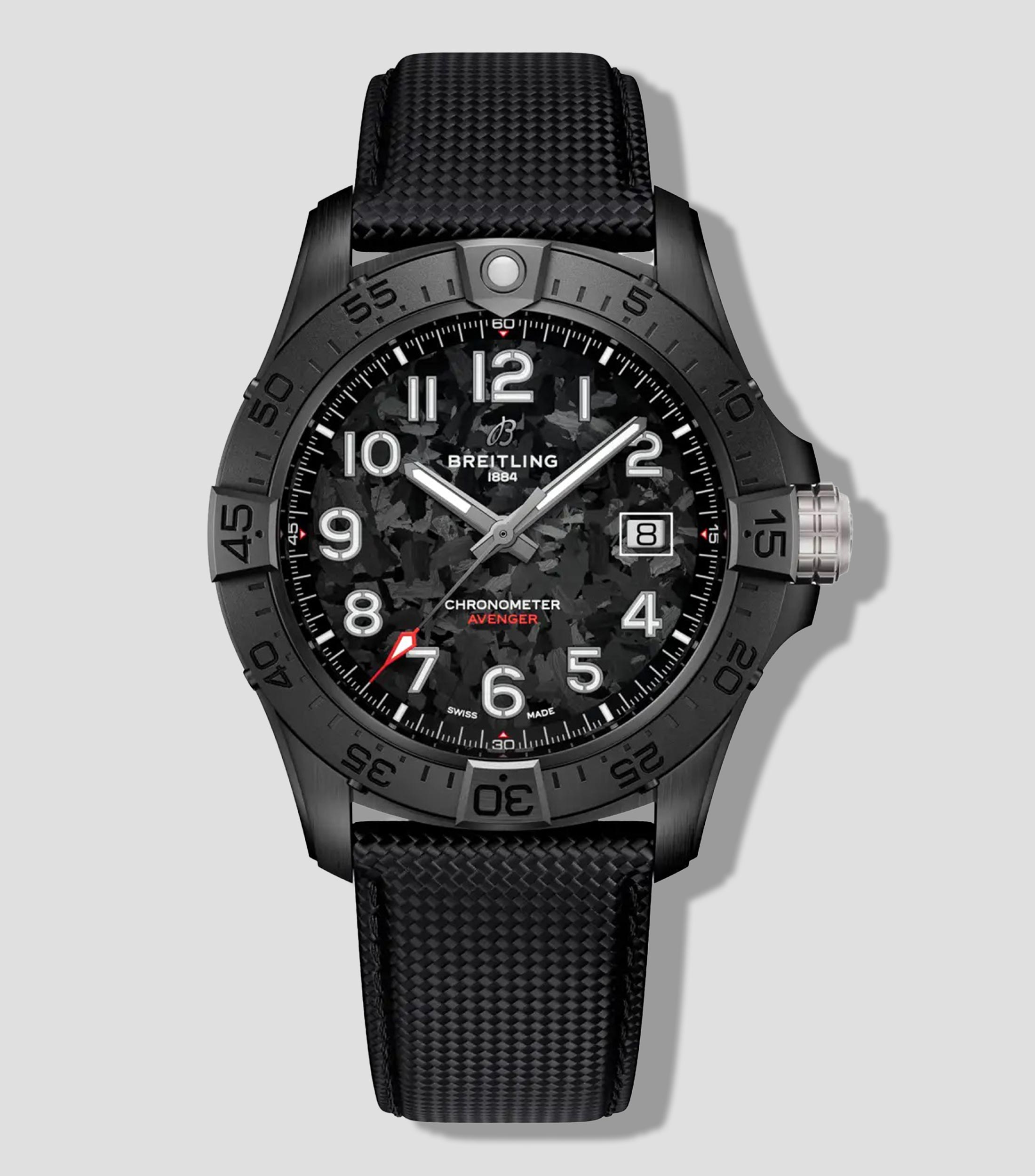 Reloj para Hombre Avenger Automatic Night Mission casual, negro