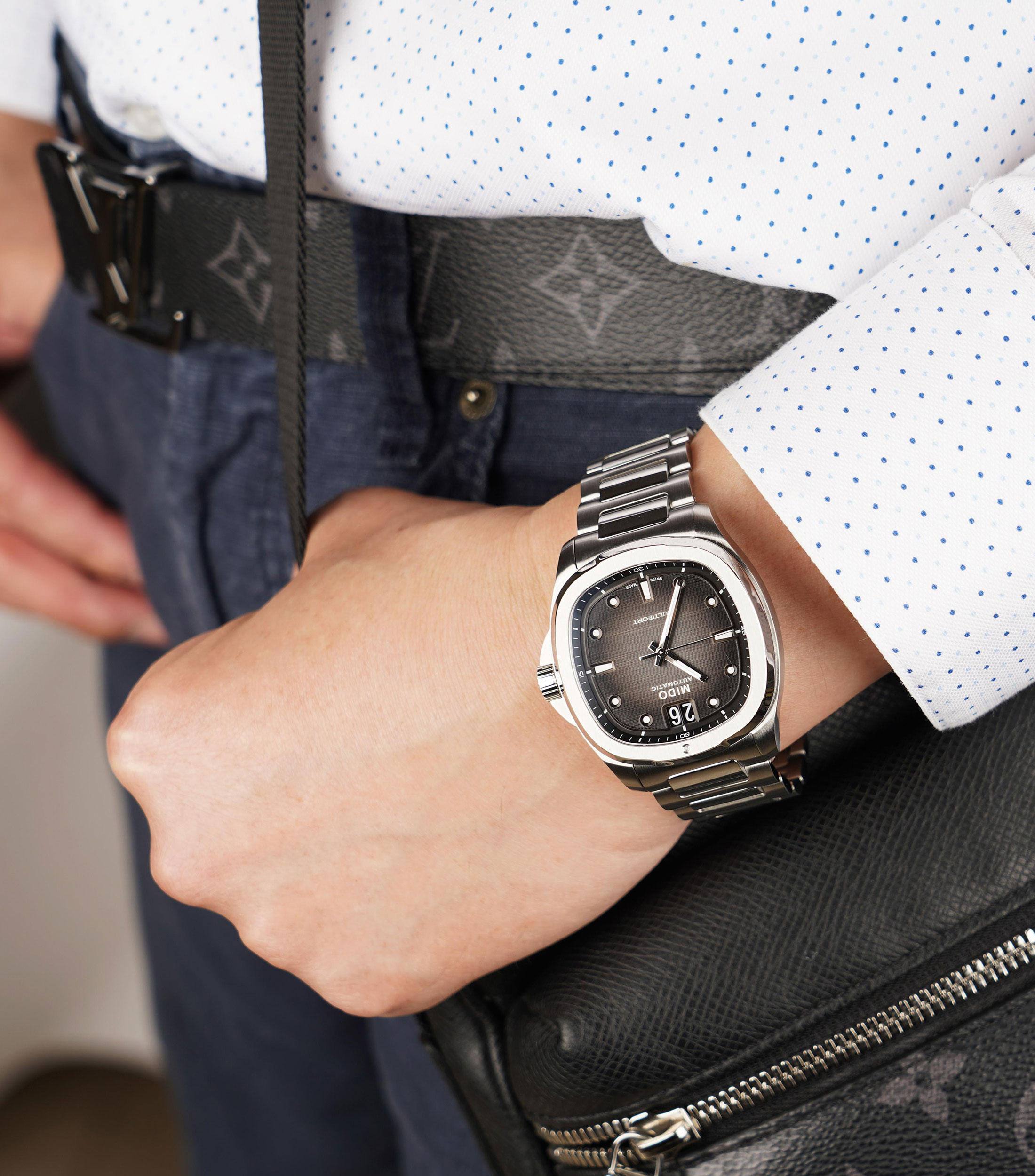 Reloj para Hombre Multifort TV de vestir, gris