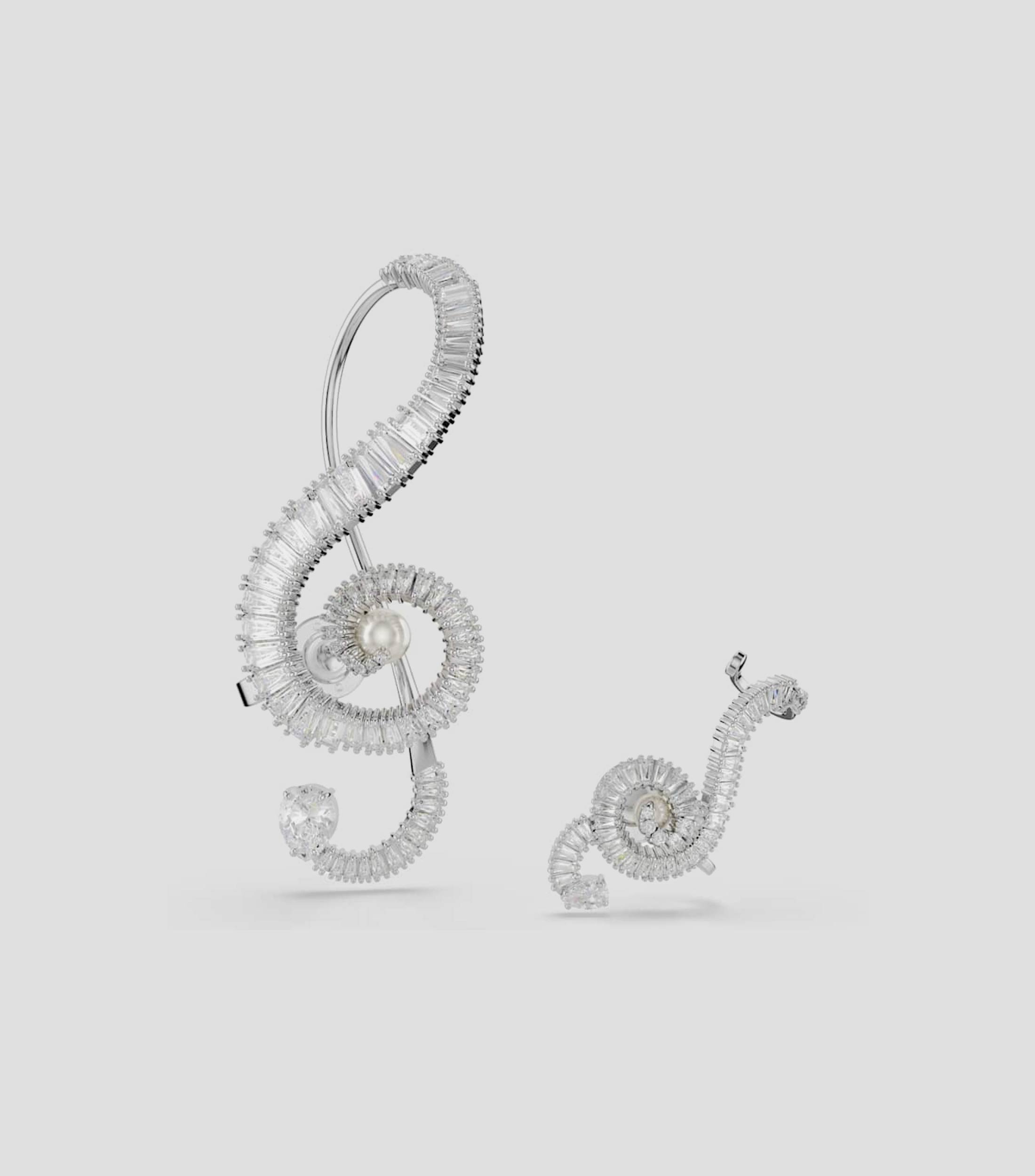 Pendientes Asimetricos Ariana Grande x Swarovski Capsule Unisex
