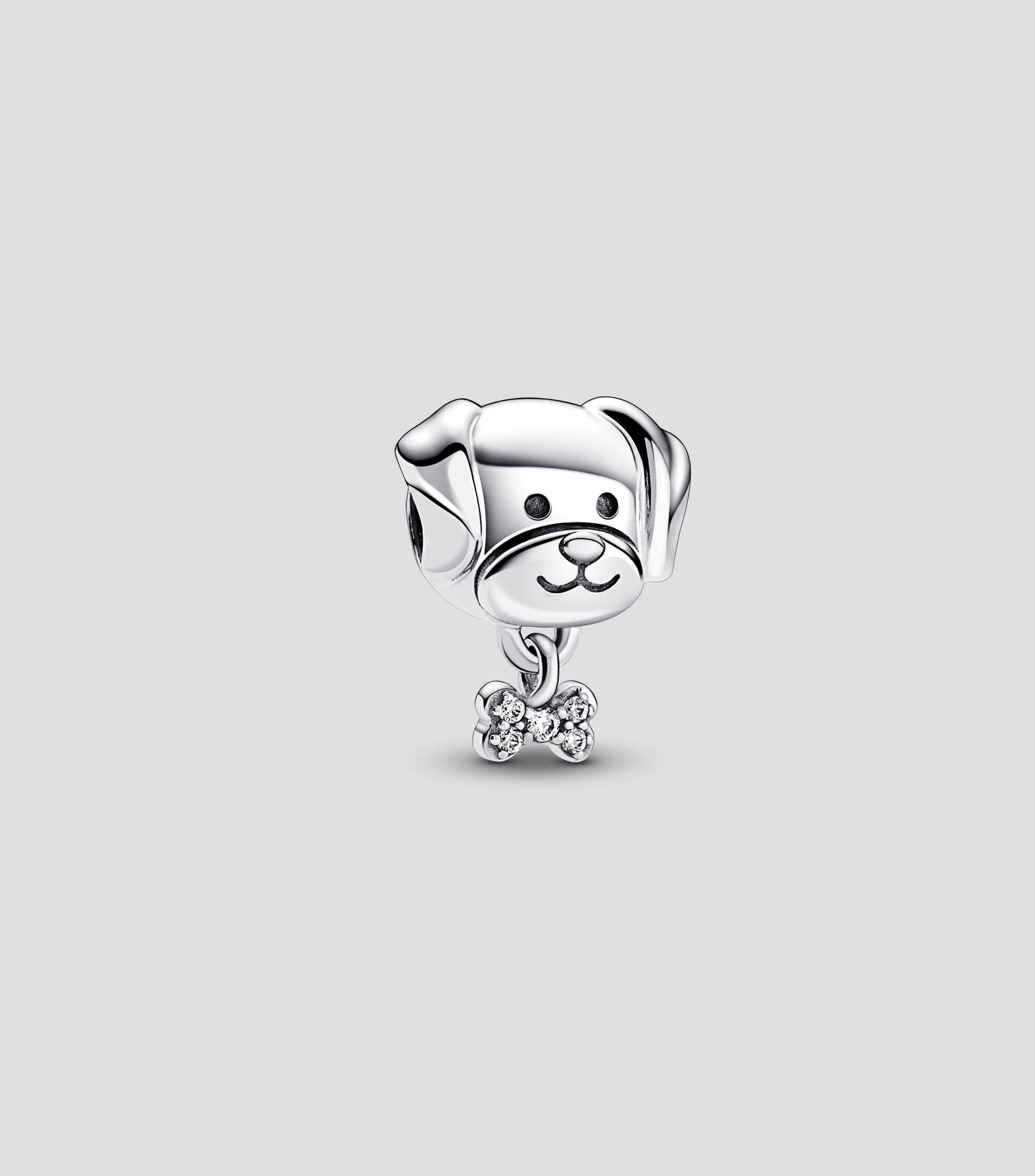 Charm en Plata .925 Perro Mujer