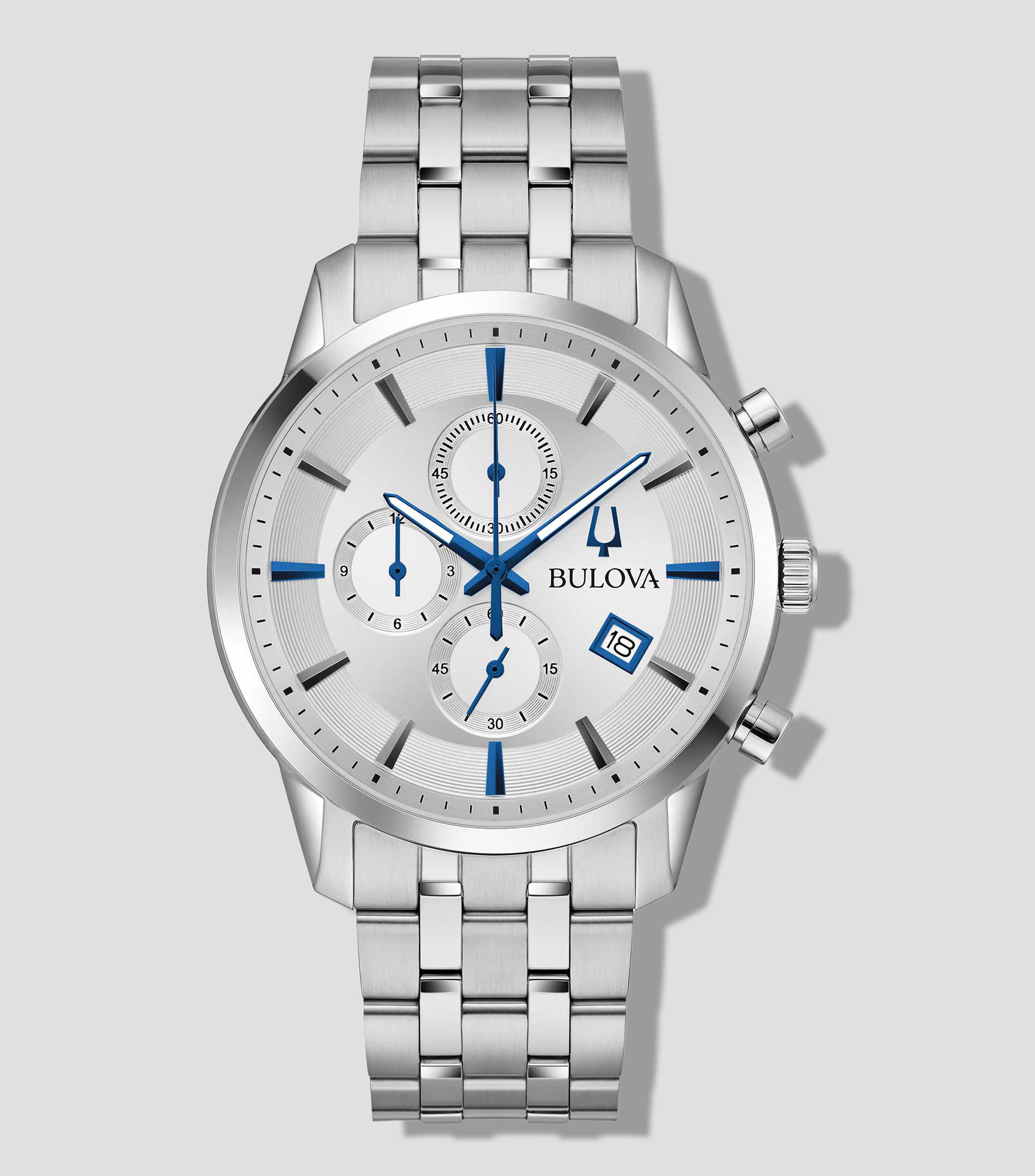 Reloj para hombre Clásicos Sutton Crono Casual, Plata