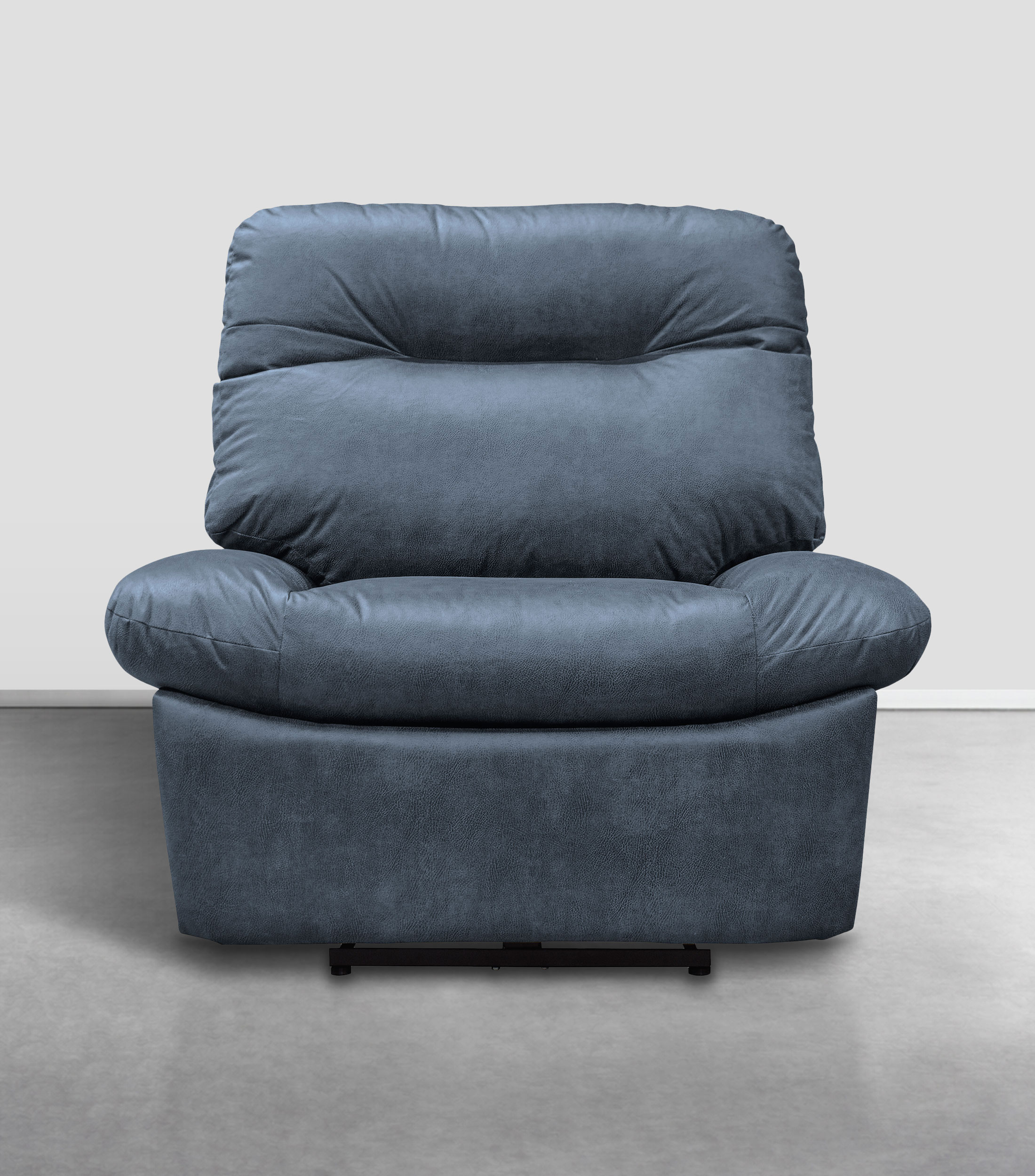 Sillón reclinable eléctrico Hofer azul