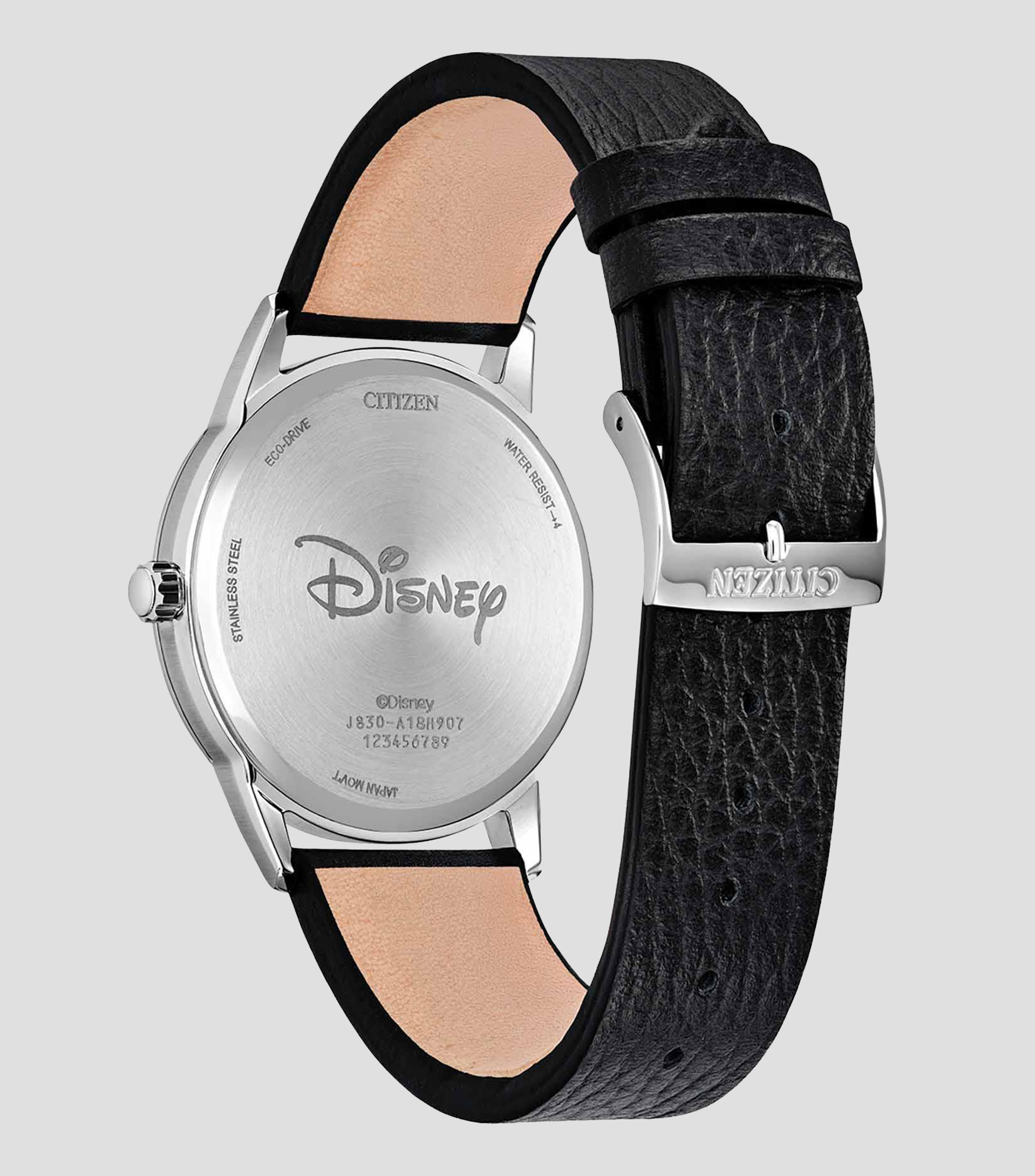 Reloj para hombre Disney Six Road Trip casual, plateado
