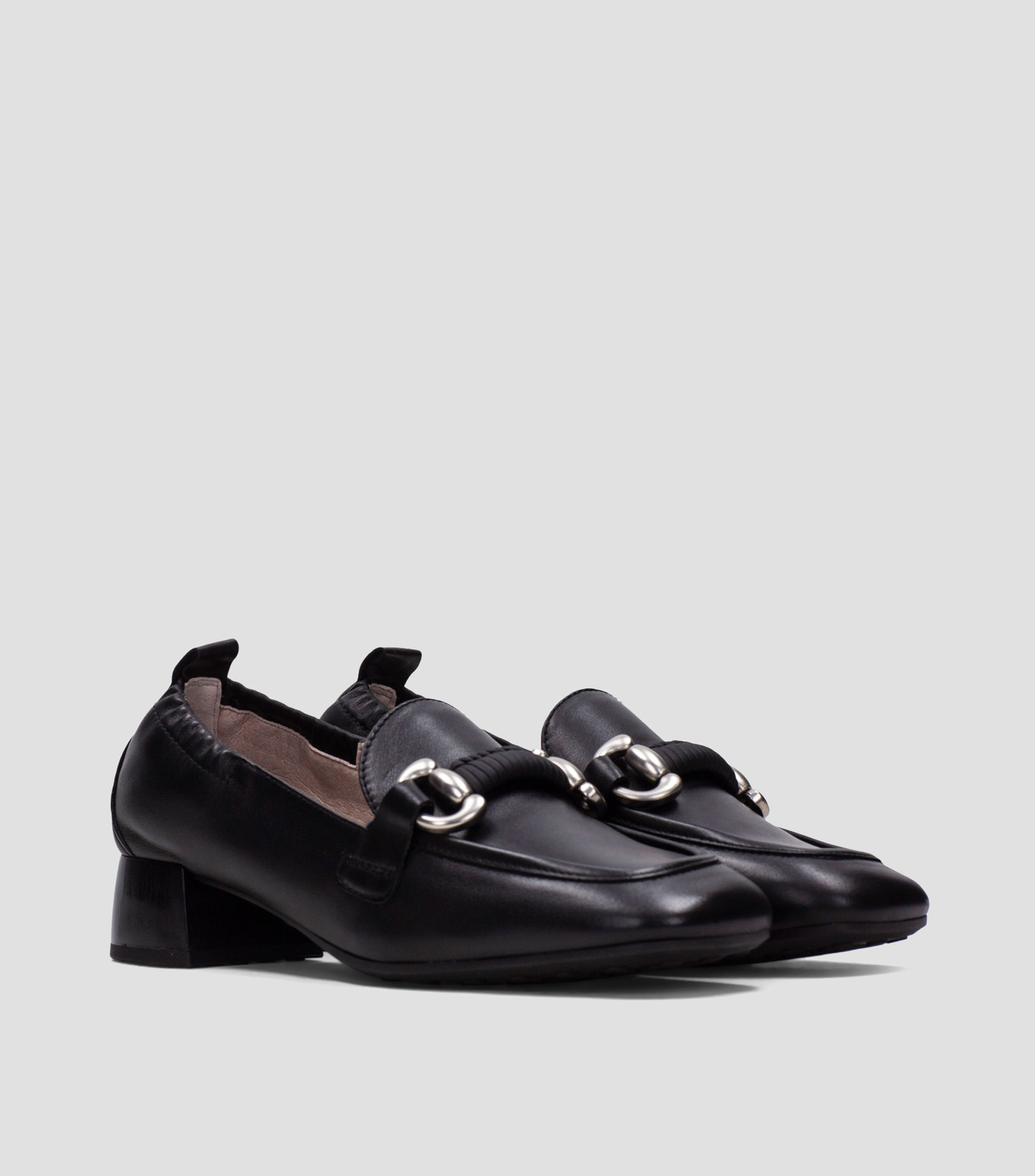 Mocasines Lisboa en piel con herraje Mujer