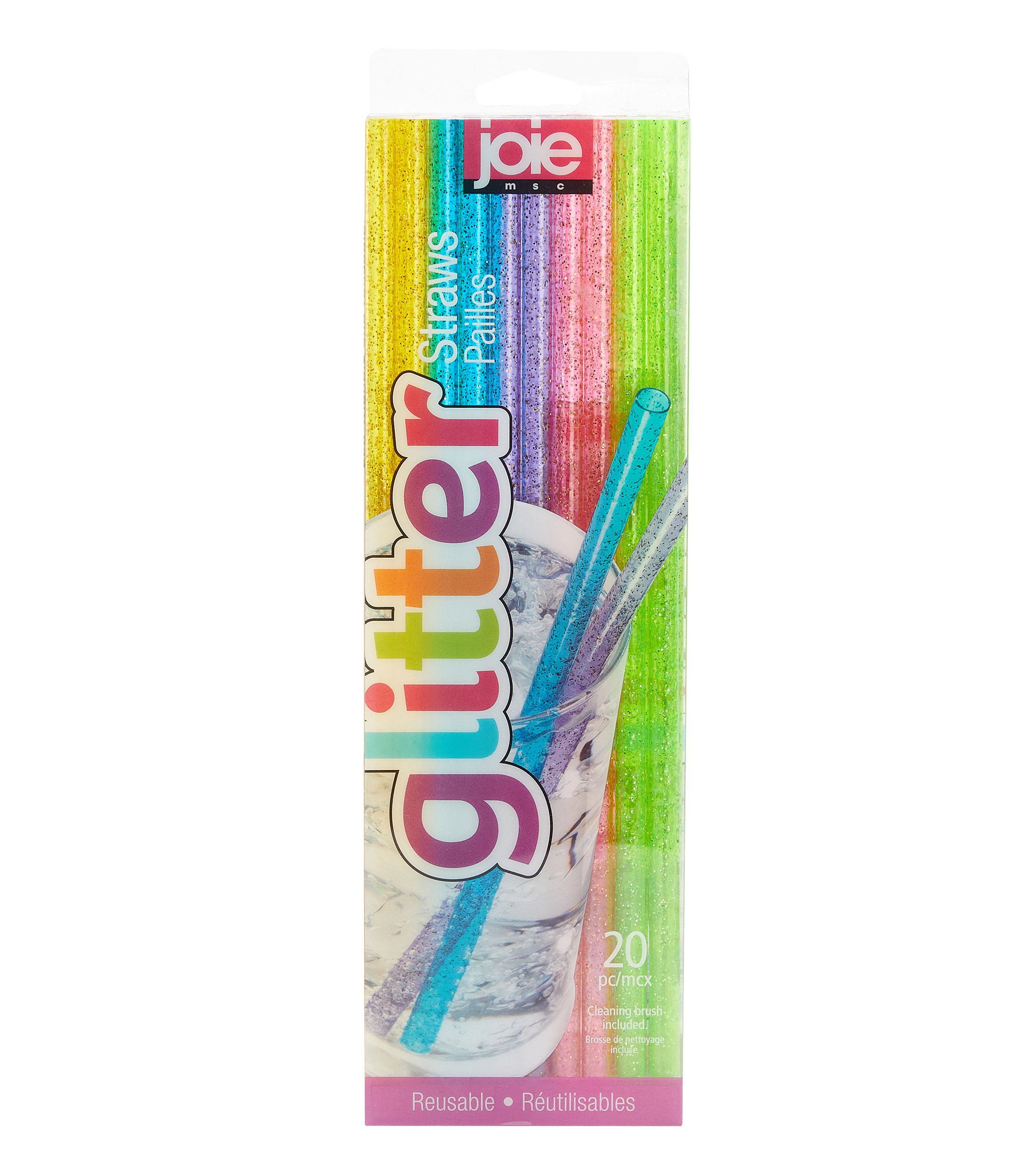 Set 20 Popotes Glitter