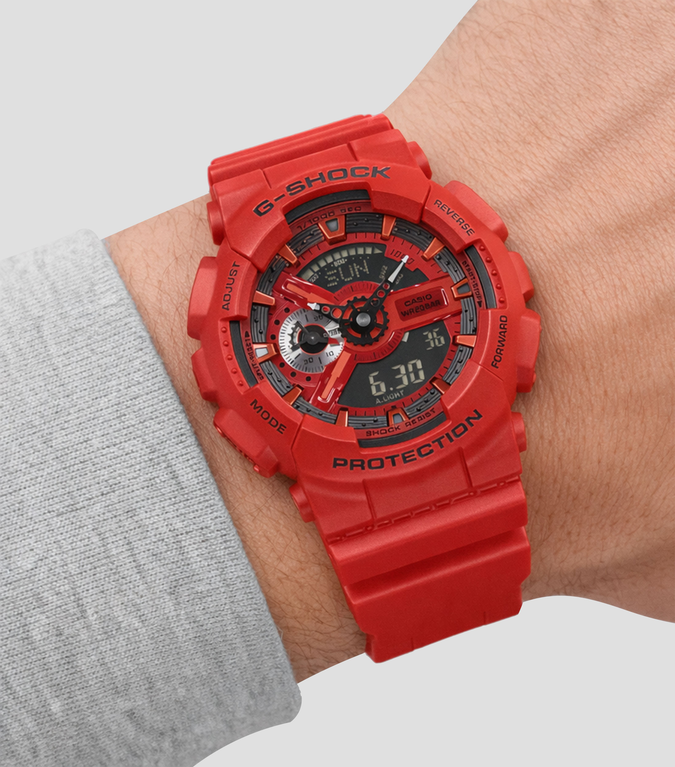 Reloj para Hombre G-Shock casual, rojo