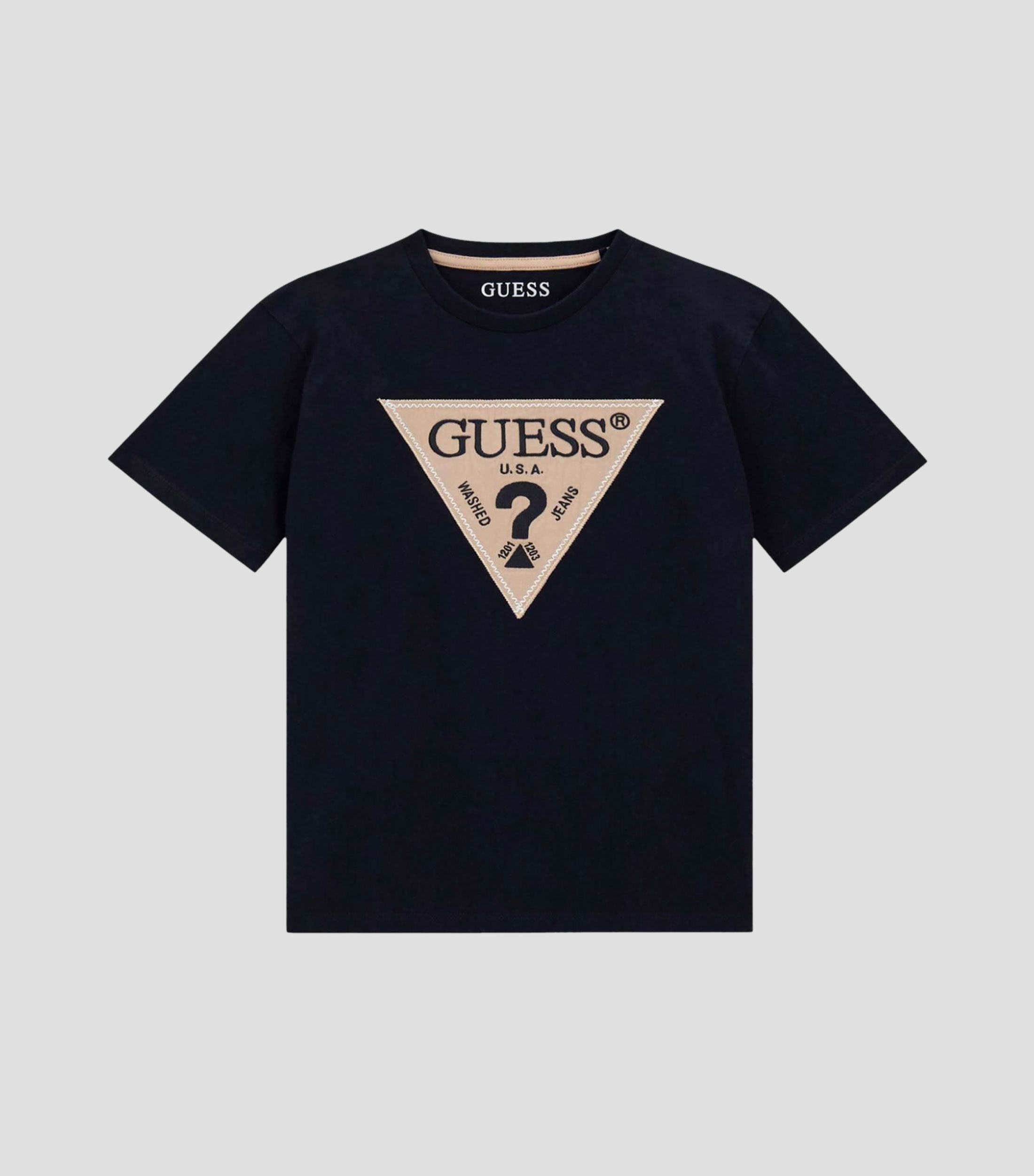 Playera cuello redondo manga corta estampada Niño