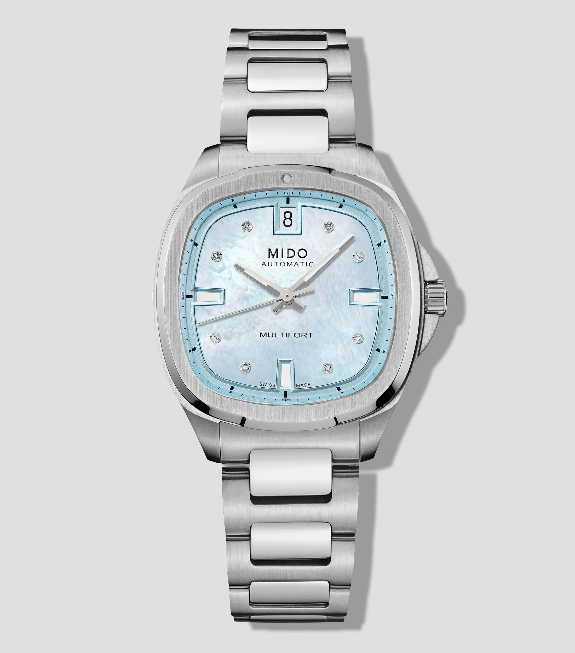 Reloj Unisex Multifort De vestir, Plateado