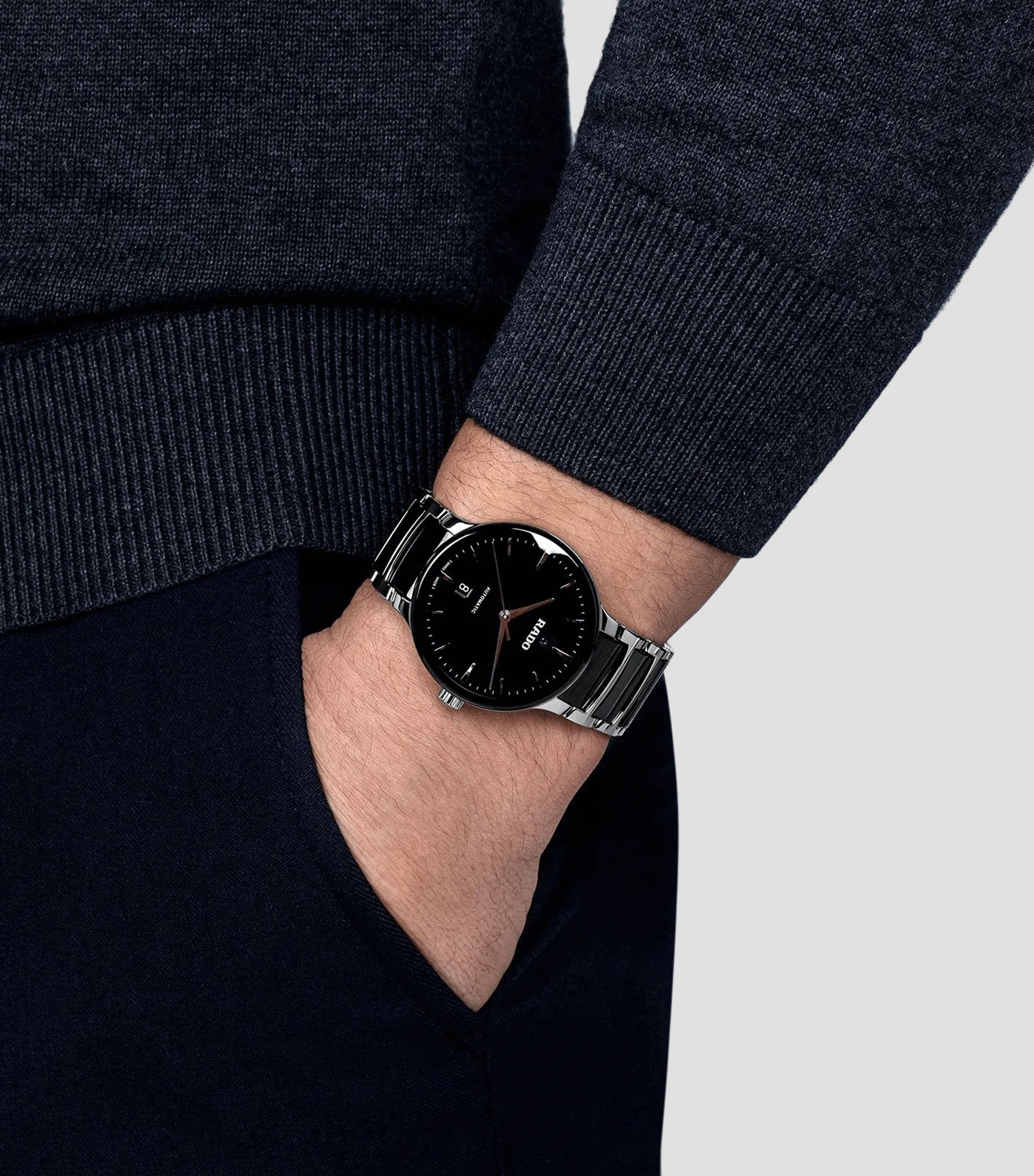 Reloj Unisex Automático Centrix Classic Carátula Negra