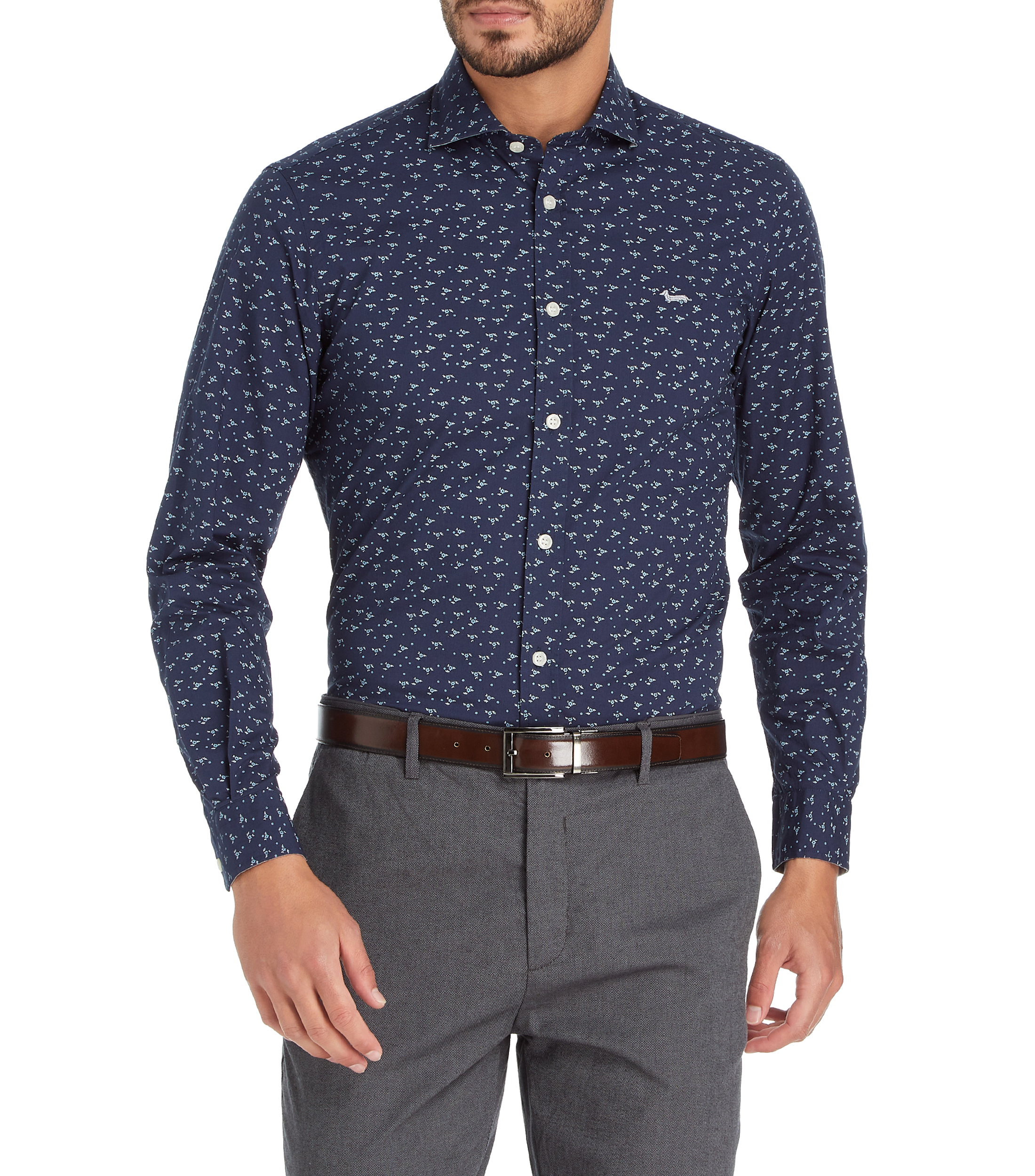 desmayarse travesura Aumentar Harmont & Blaine Camisa con flores manga larga Hombre - El Palacio de Hierro