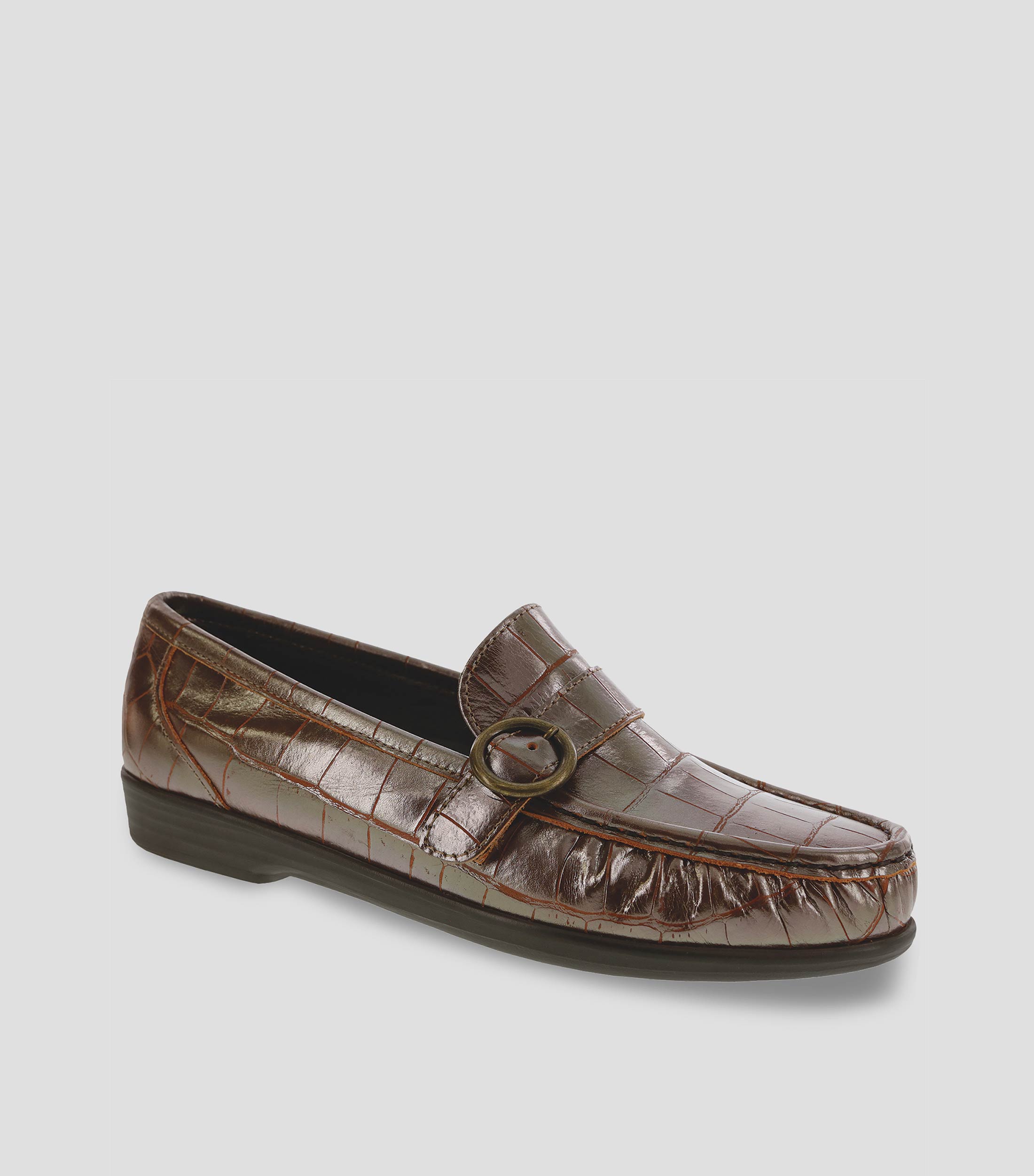 Mocasines en piel Mujer