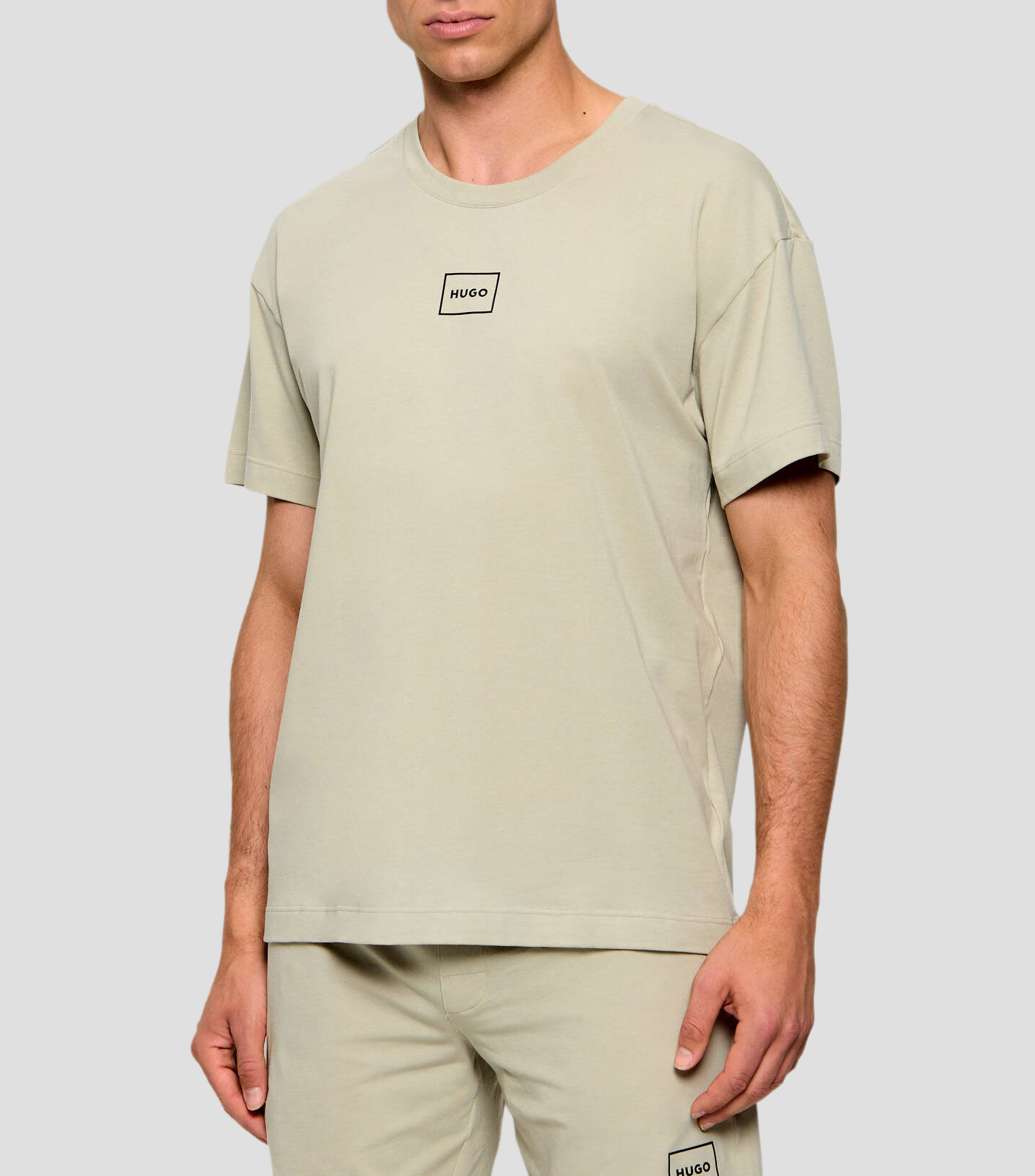 Playera cuello redondo manga corta lisa Hombre