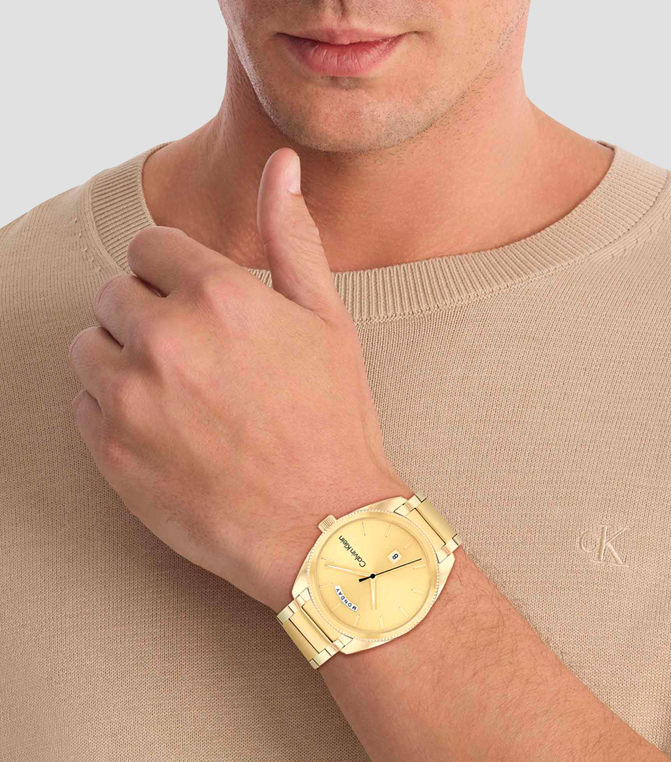 Reloj para Hombre Progress Casual Dorado