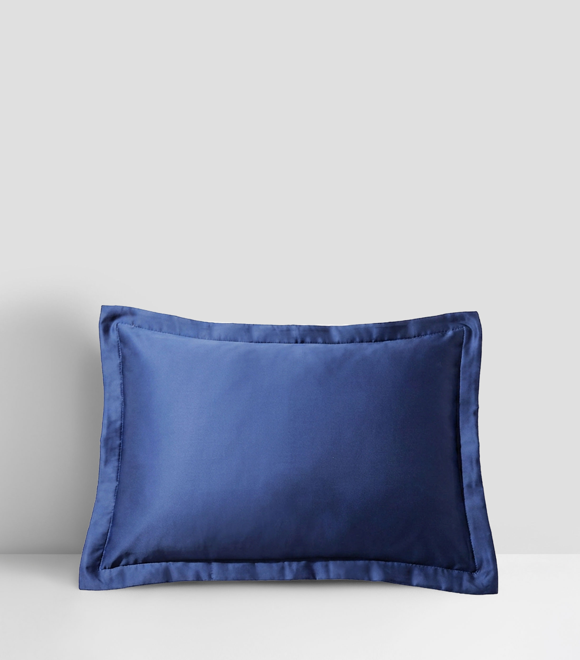 Funda para almohada king size azul marino