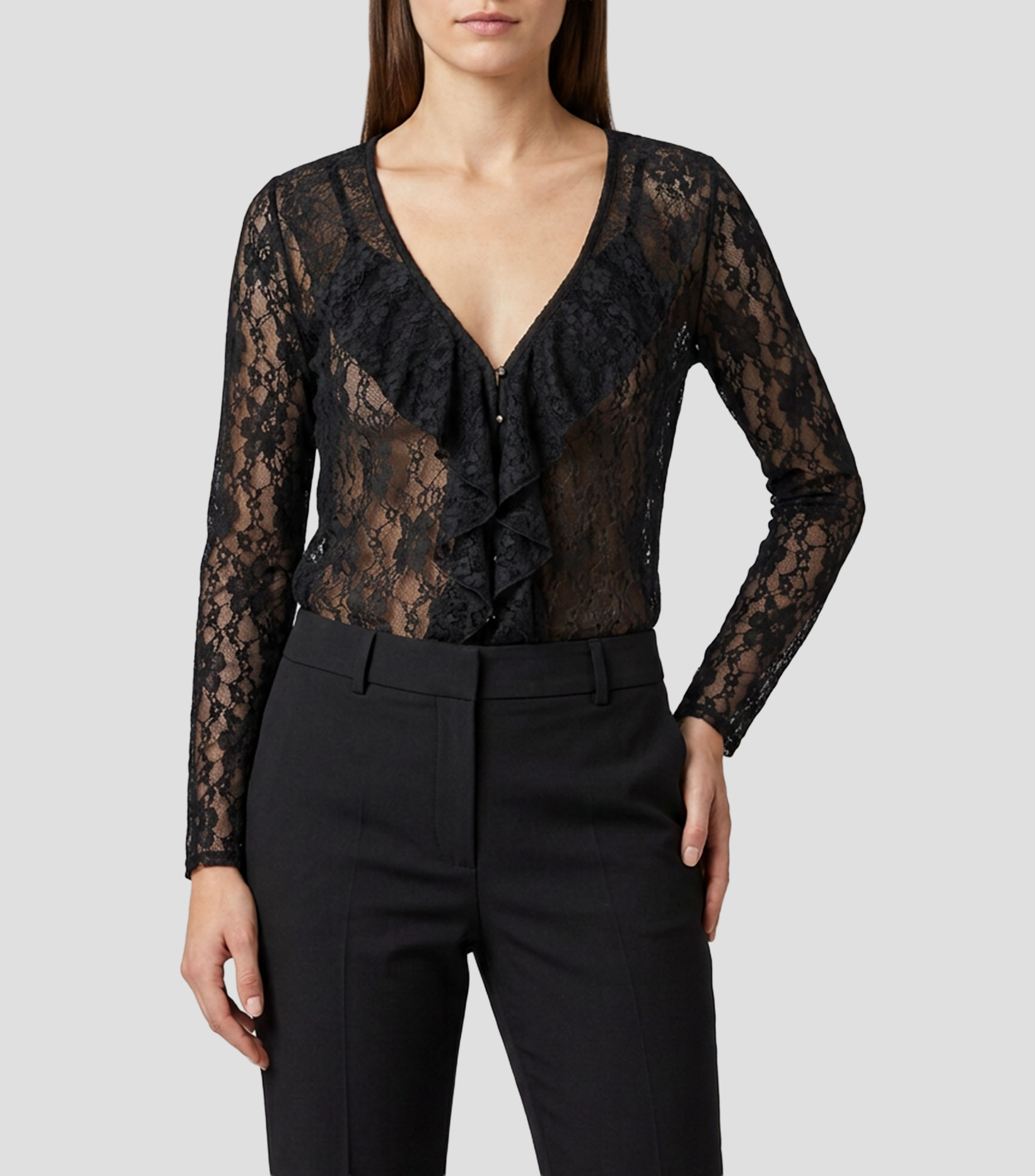 Blusa fantasía manga larga Mujer