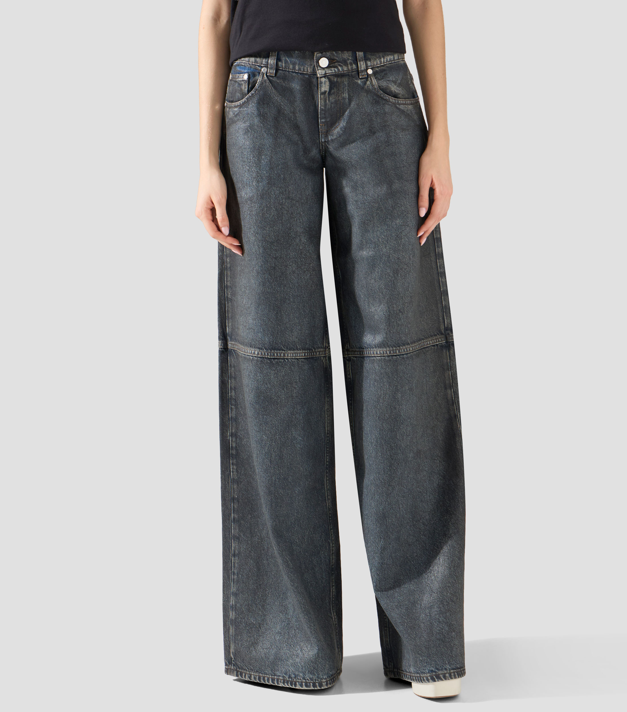 Jeans de corte wideleg Mujer