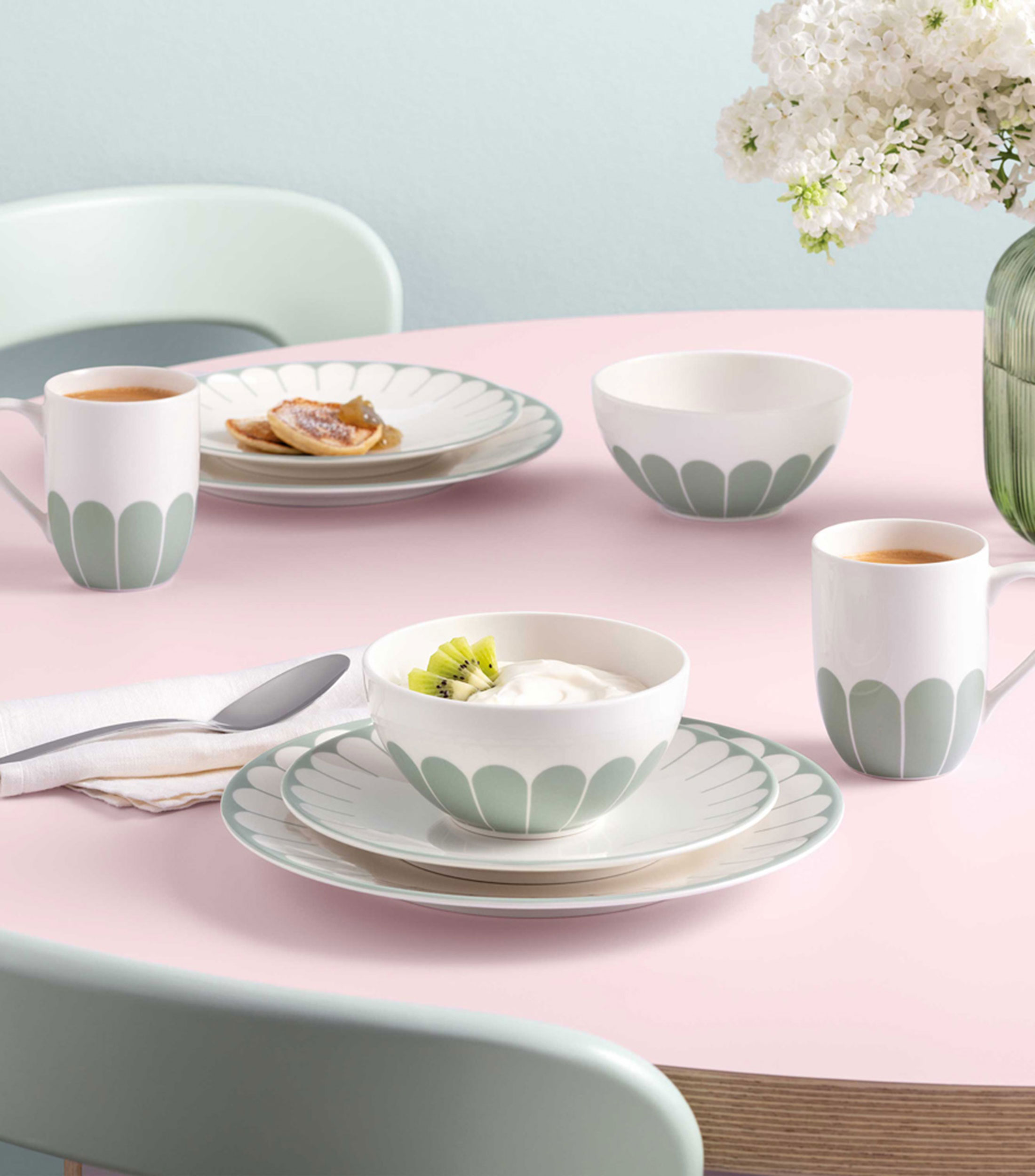 Bowl para Cereales Fleur Vert