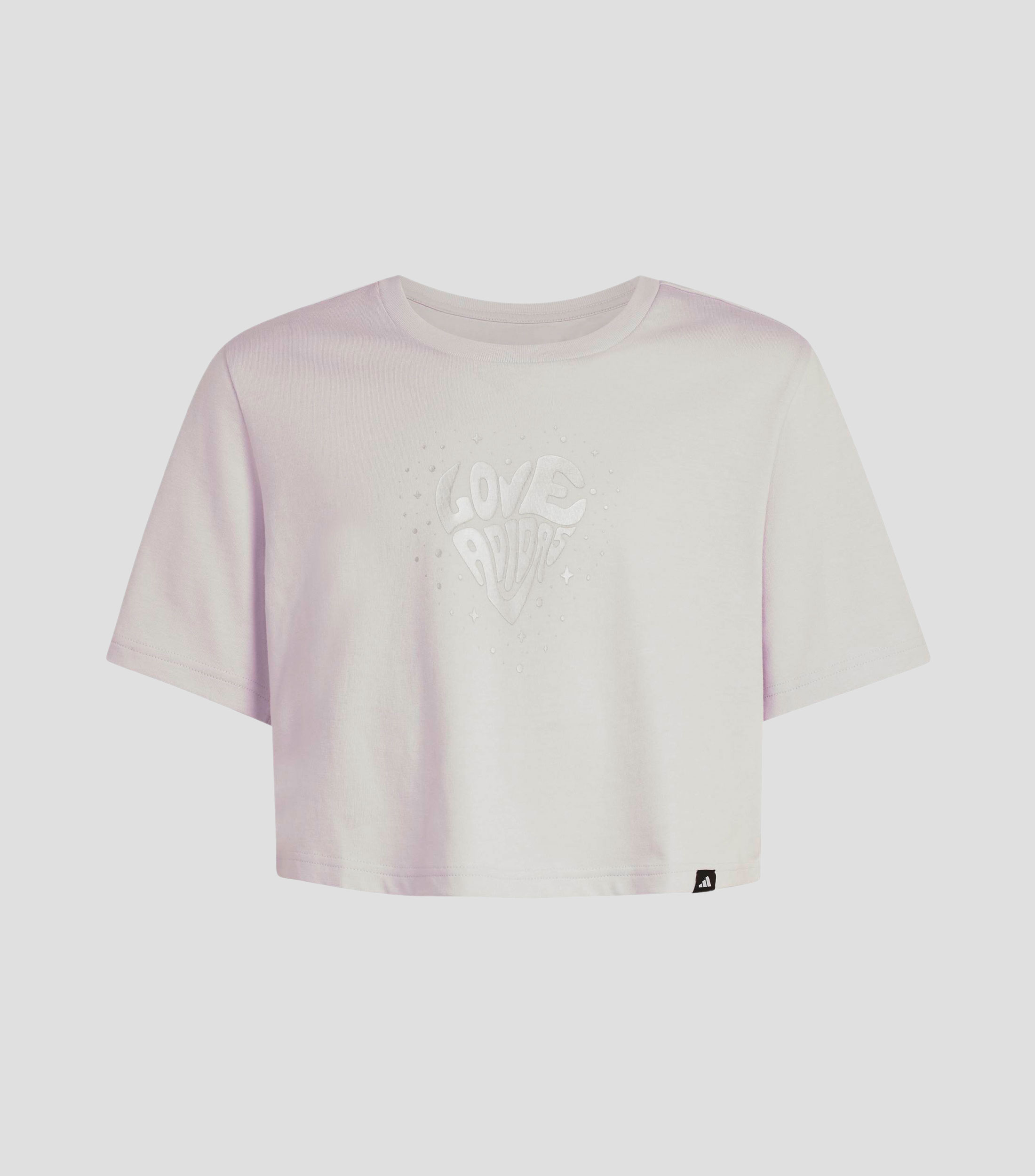 Playera cuello redondo manga corta estampada Niña